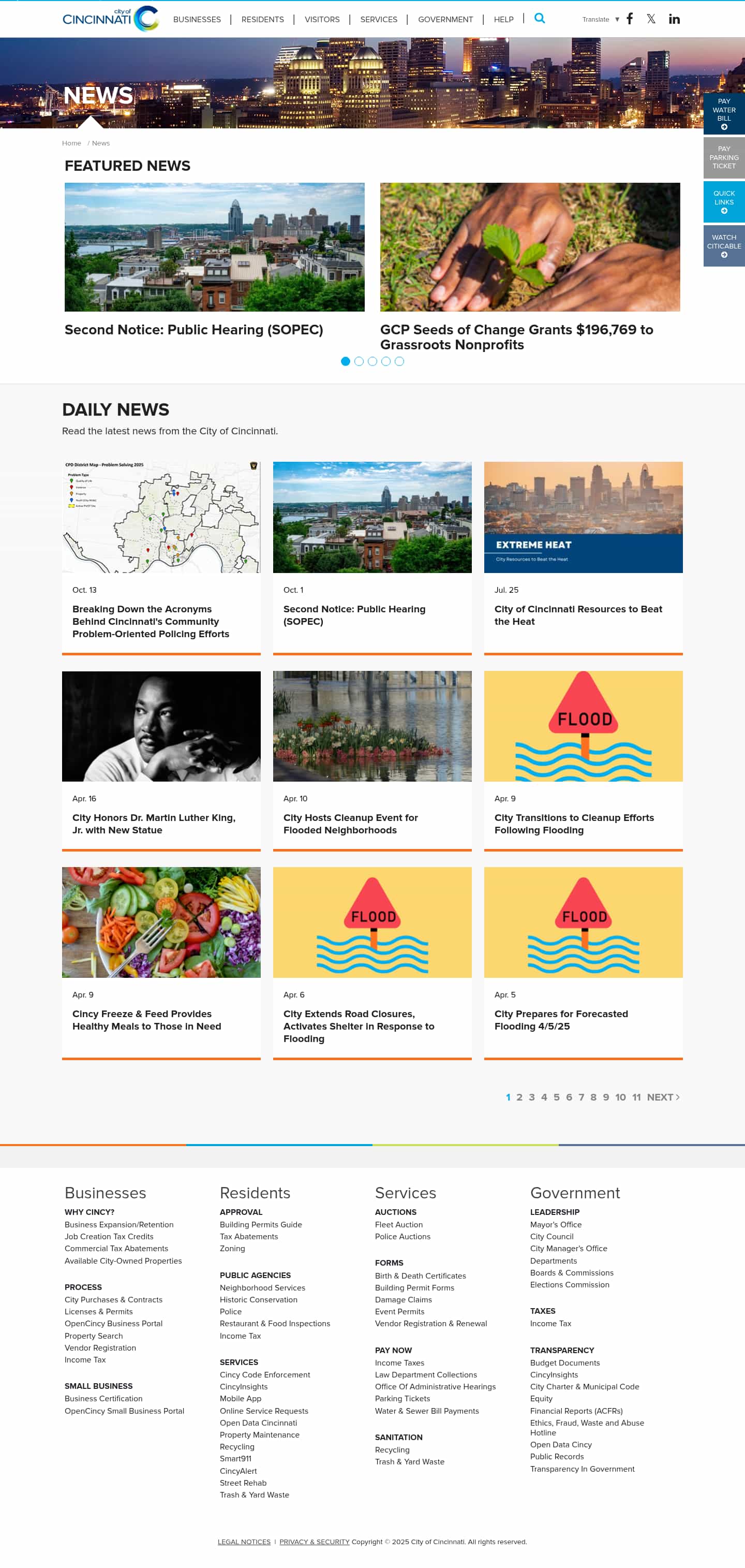 Latest website image capture