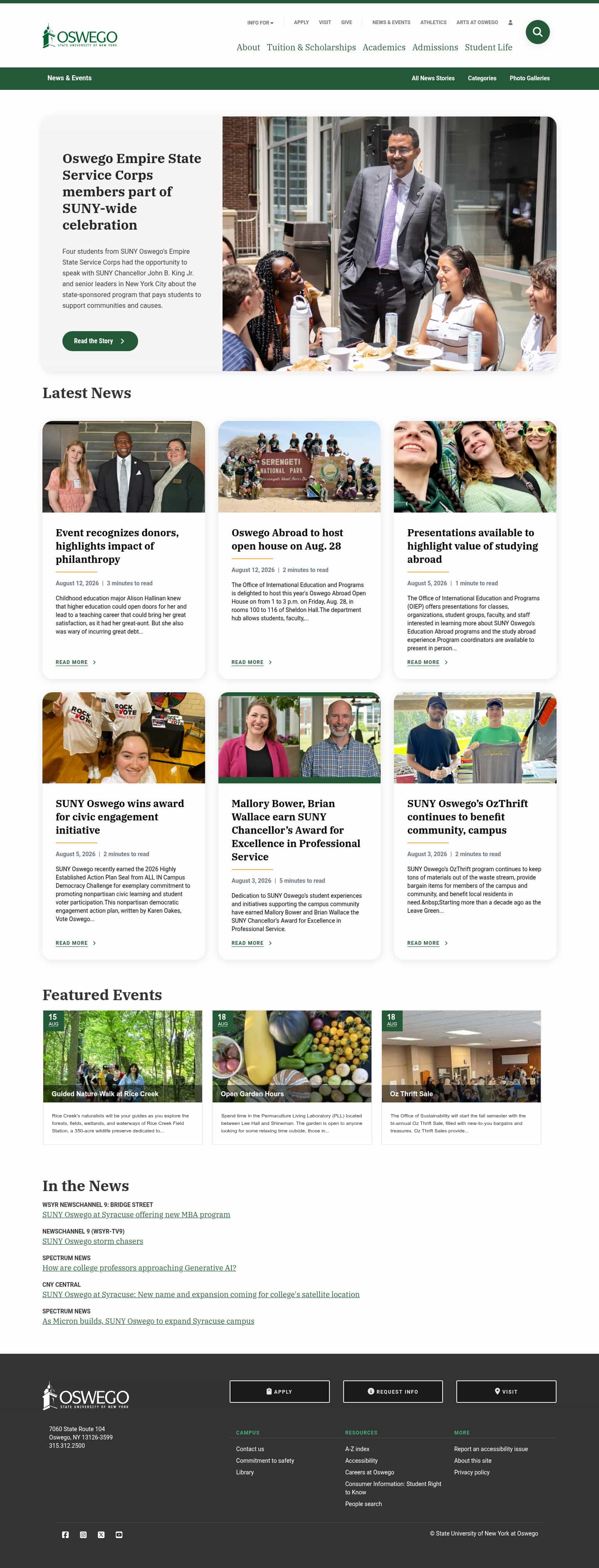 Latest website image capture