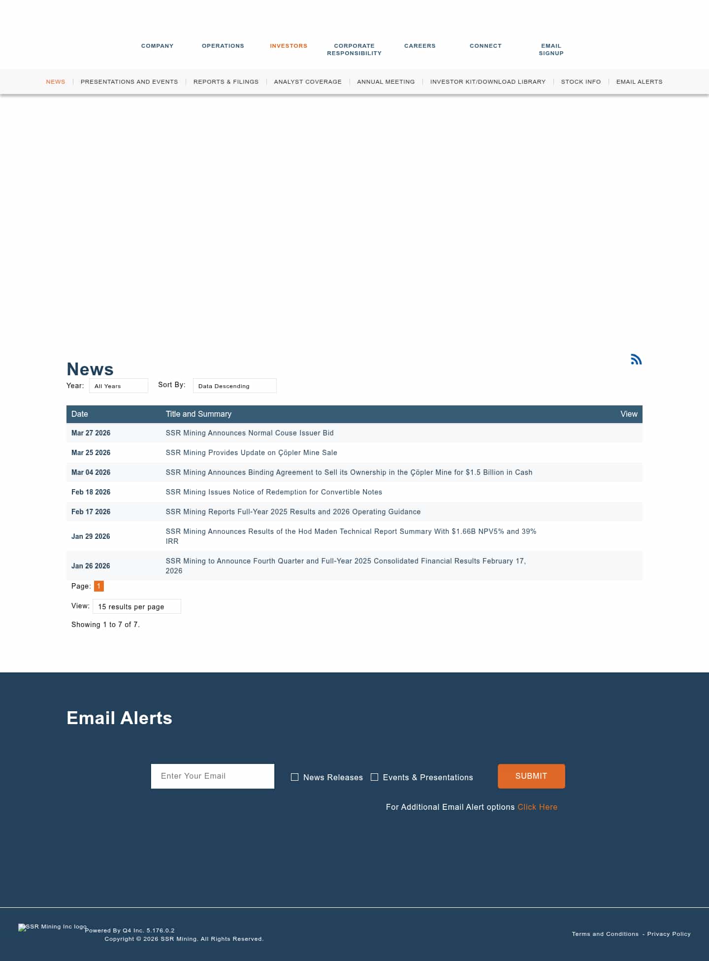 Latest website image capture