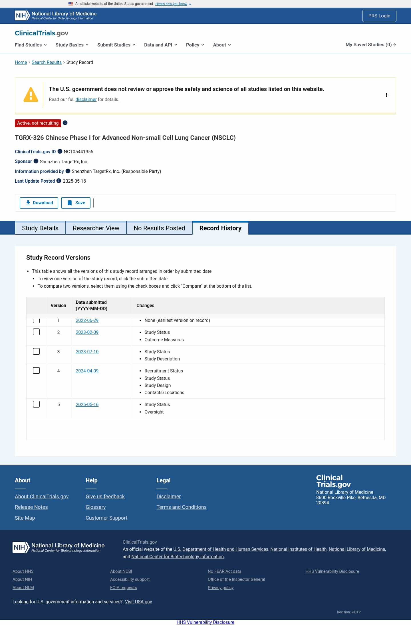 Latest website image capture