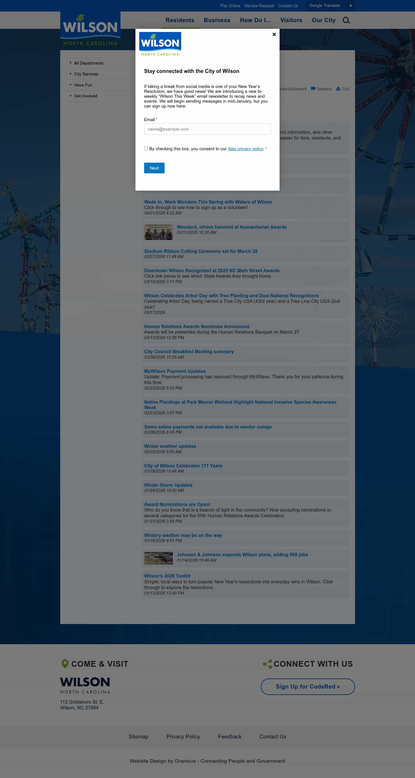 Latest website image capture