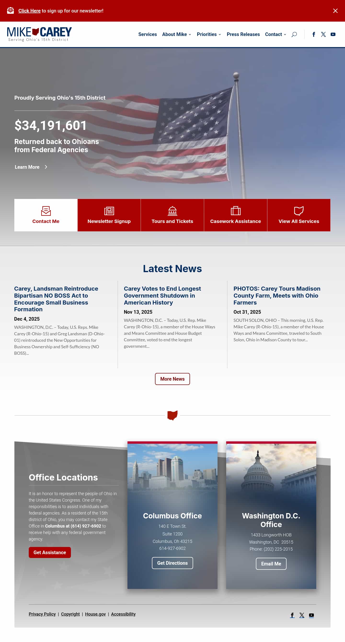 Latest website image capture