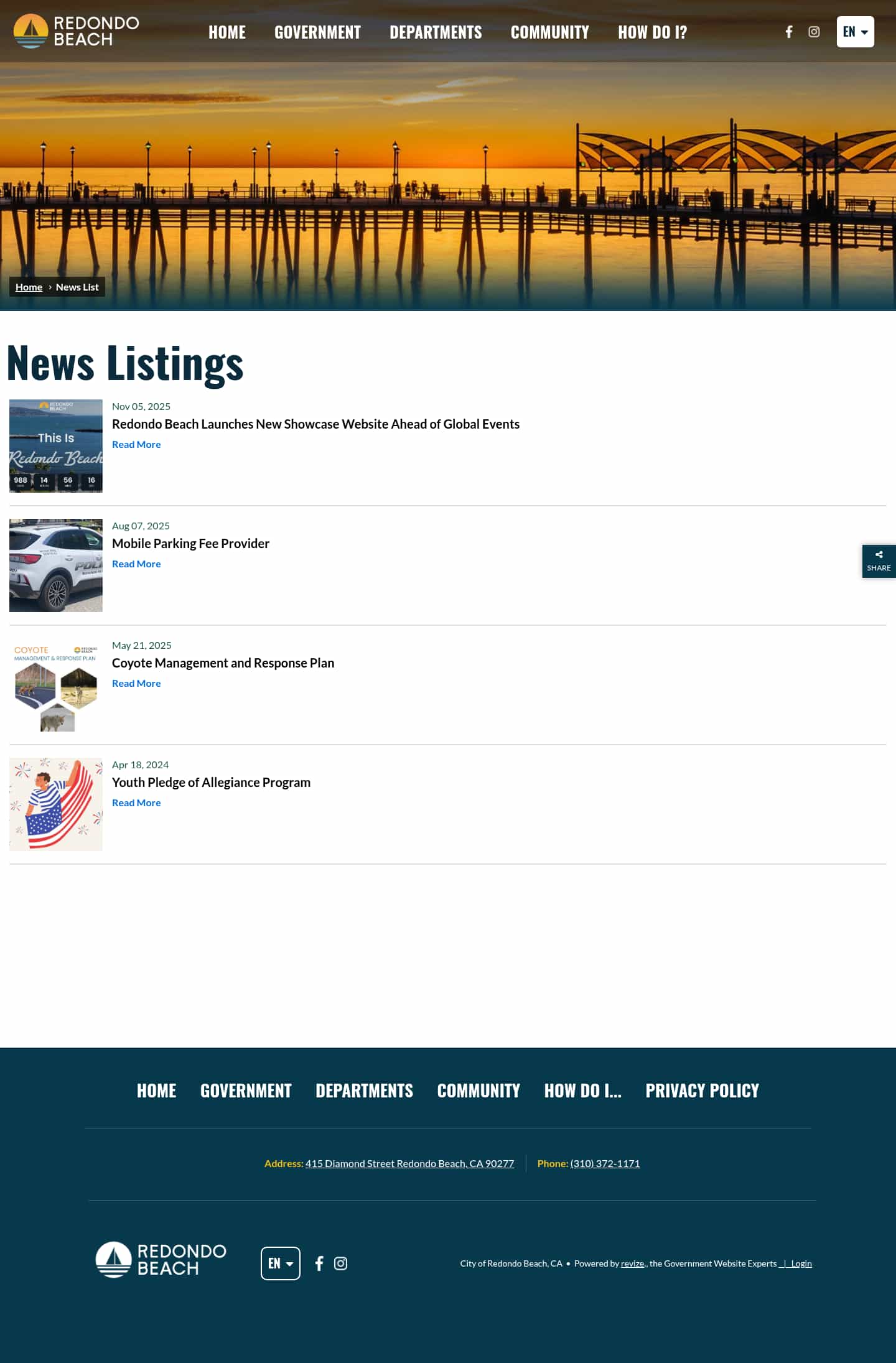 Latest website image capture
