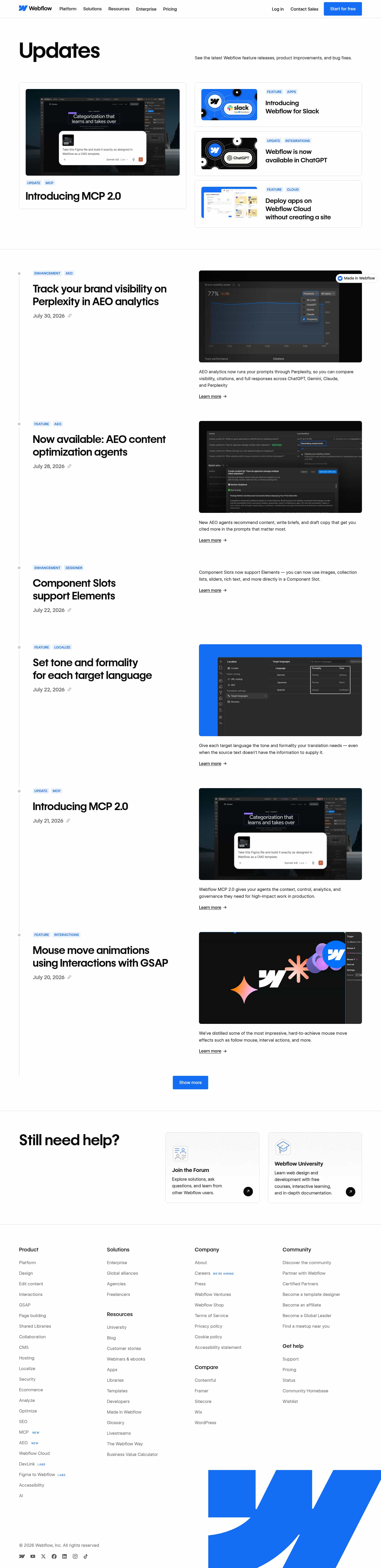 Latest website image capture