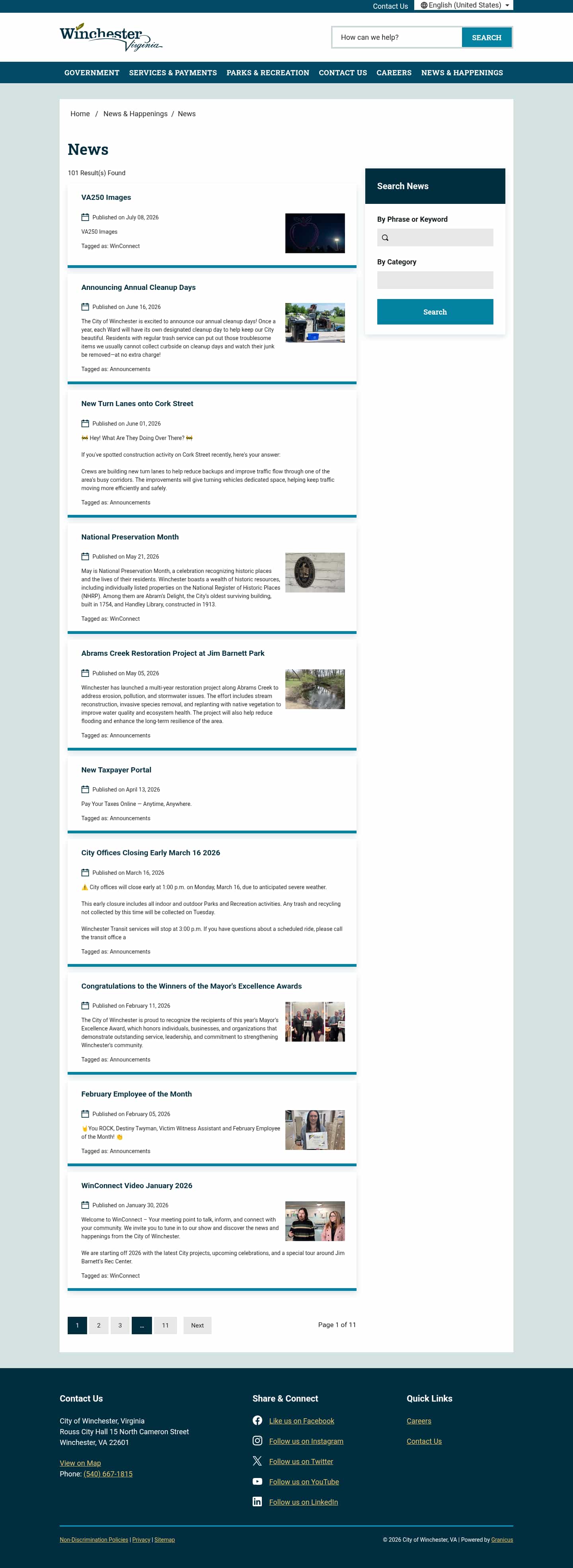 Latest website image capture