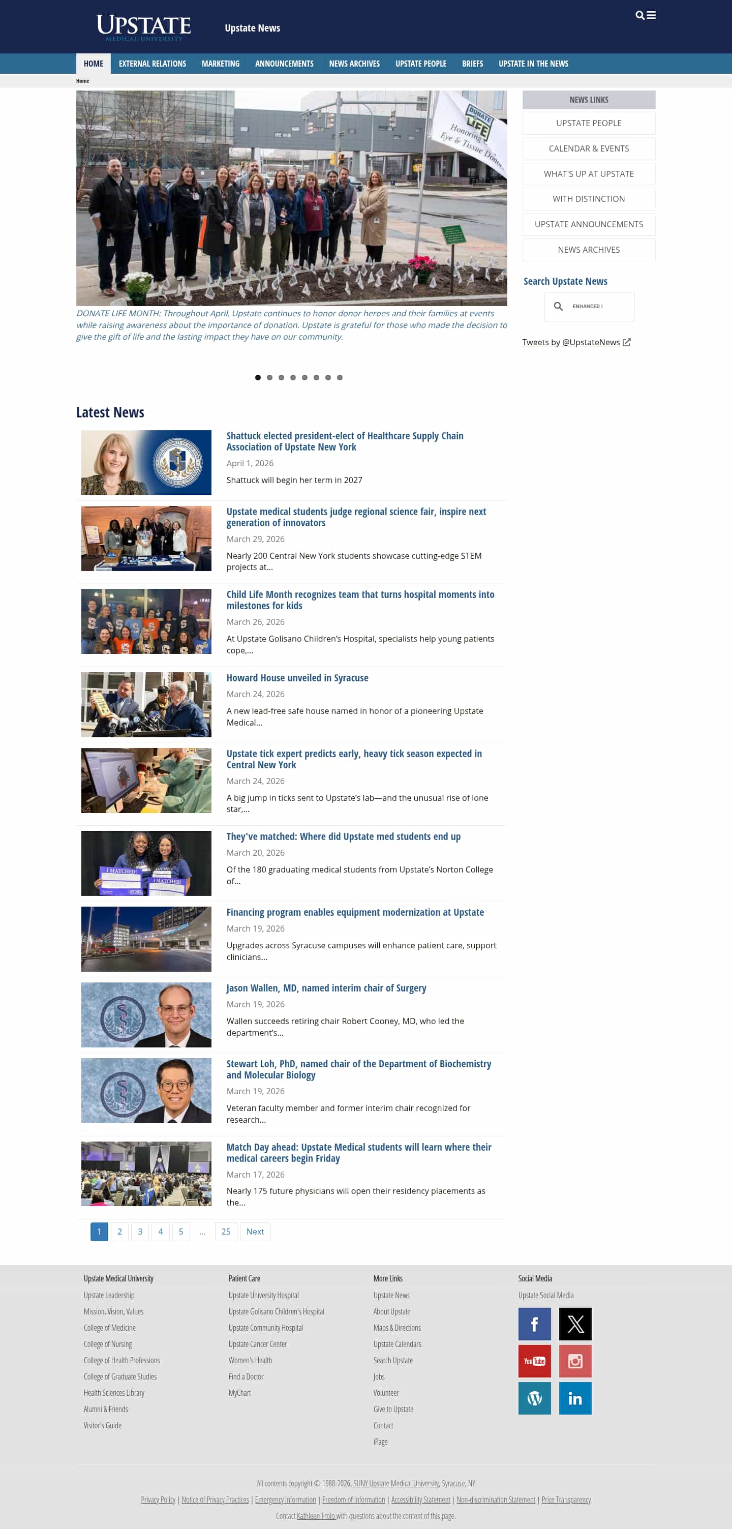 Latest website image capture