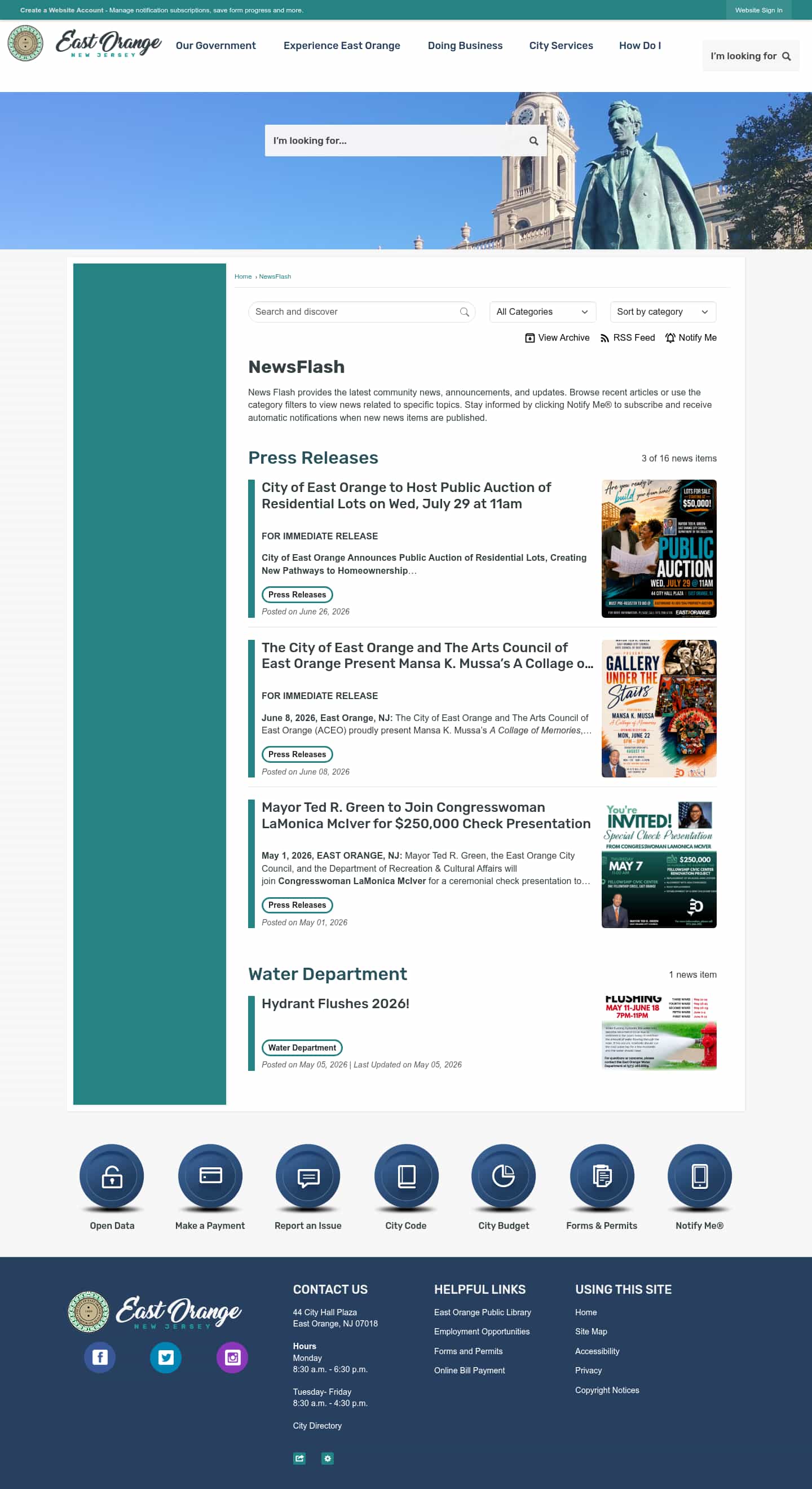 Latest website image capture
