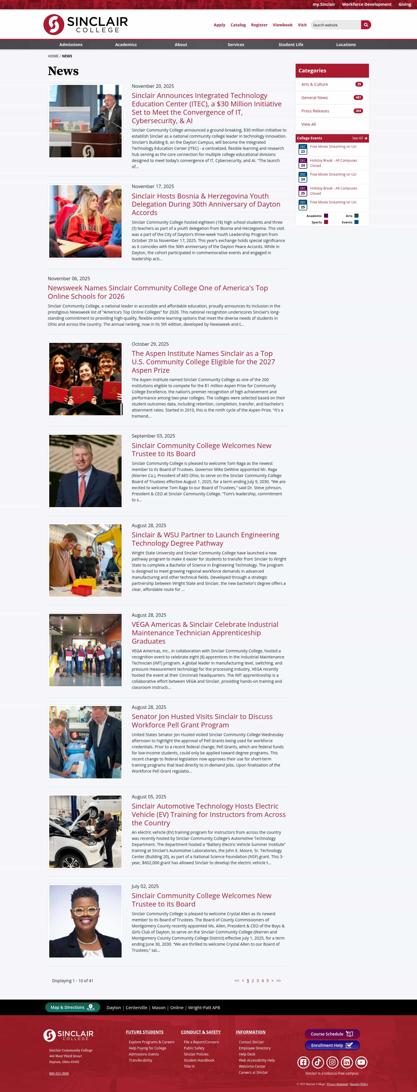 Latest website image capture