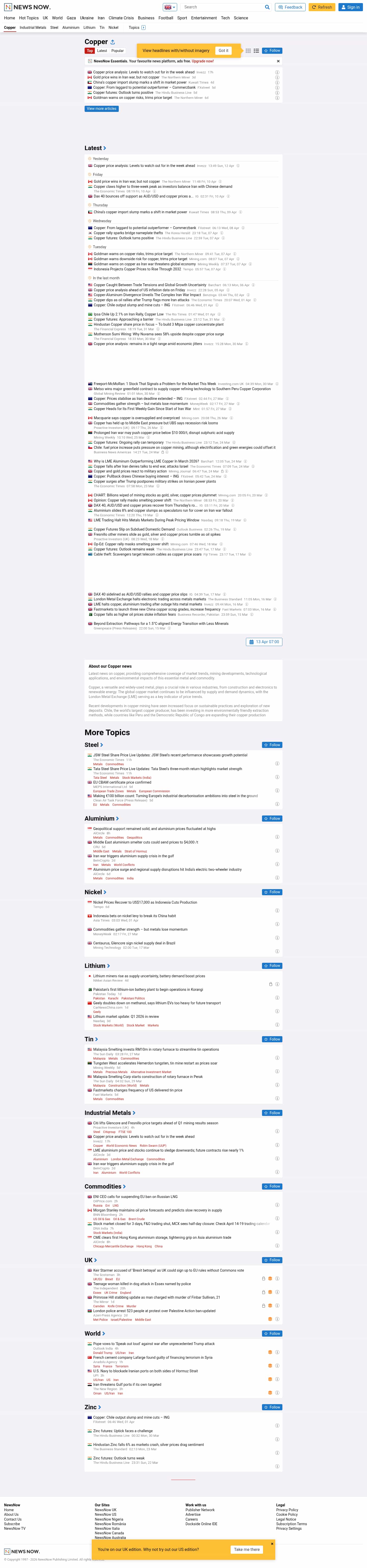Latest website image capture