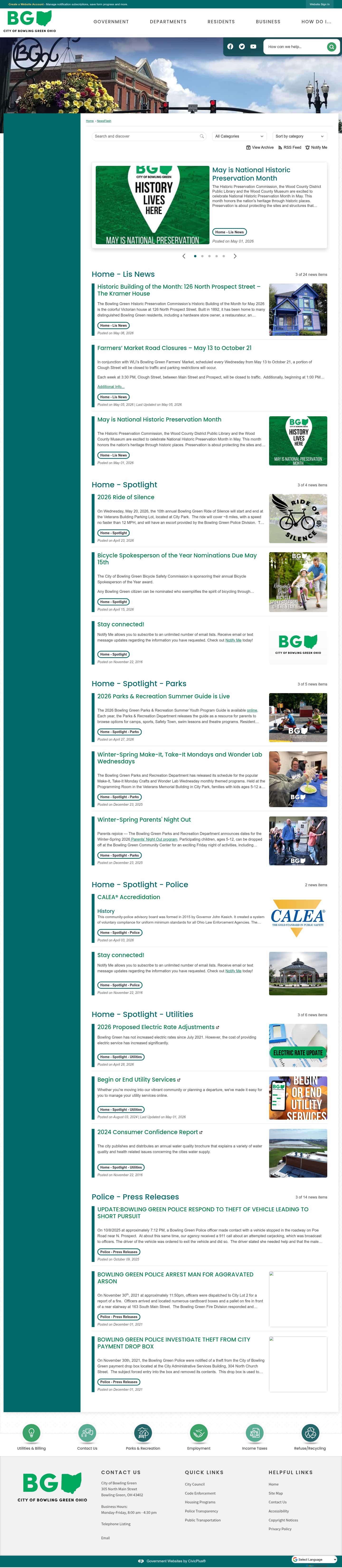 Latest website image capture