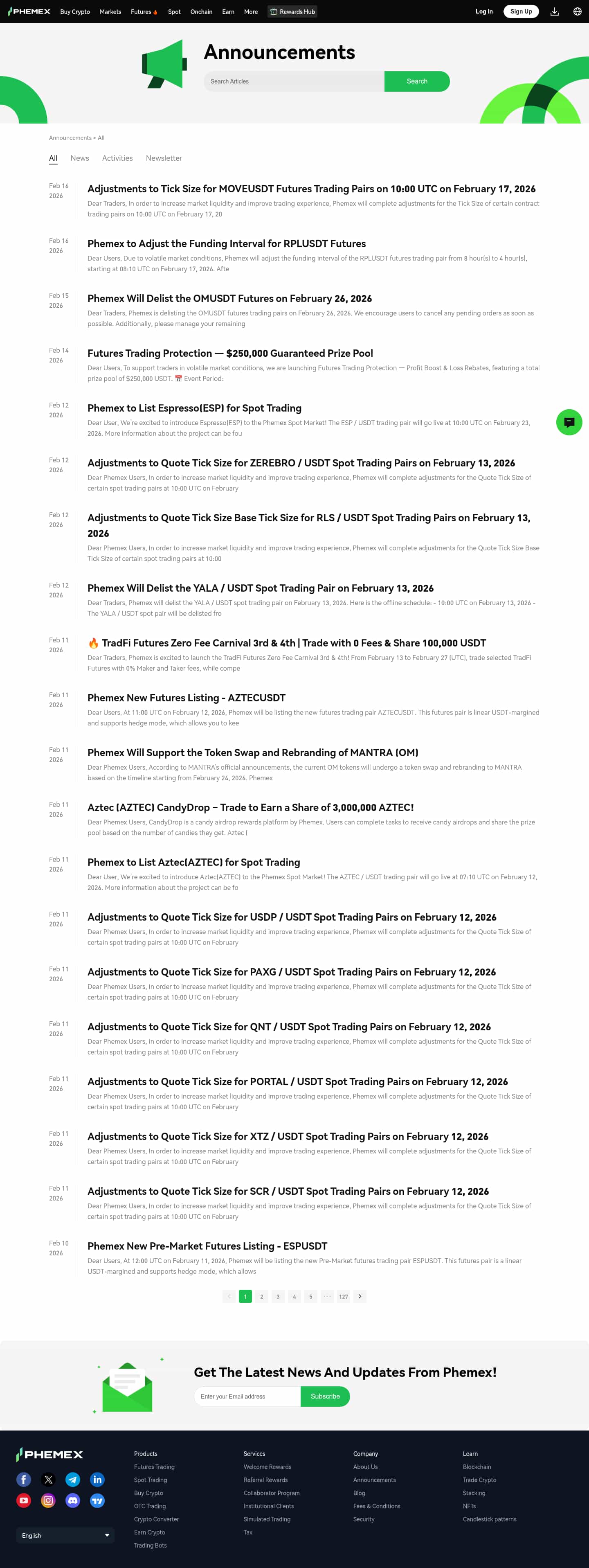 Latest website image capture