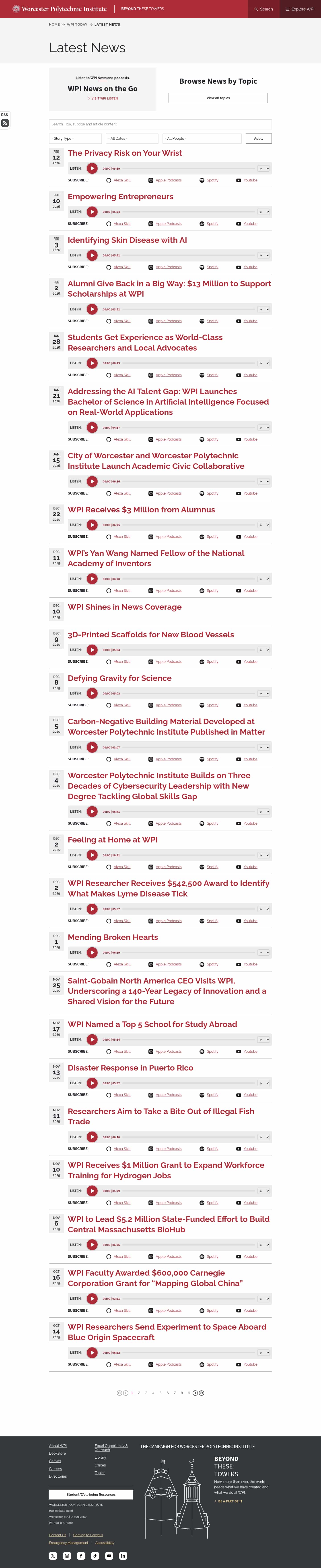 Latest website image capture