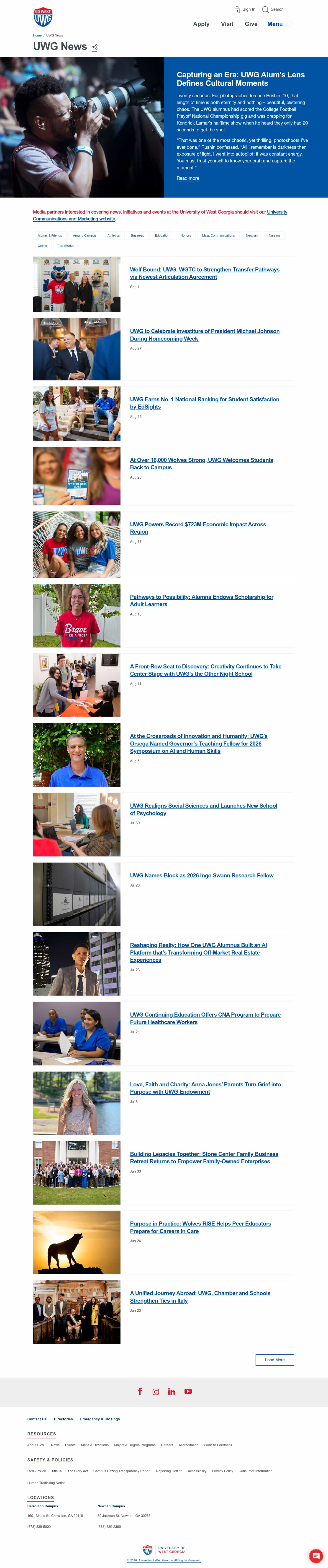Latest website image capture