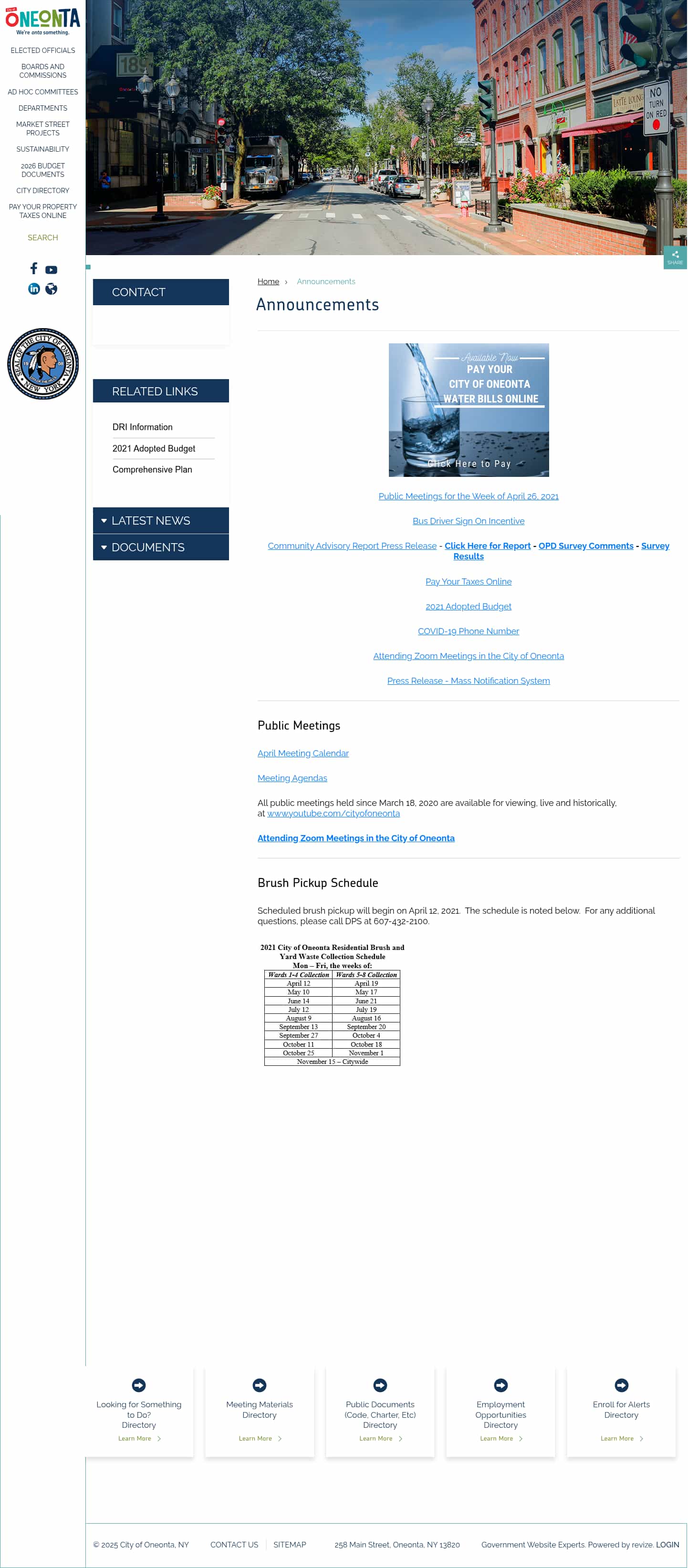 Latest website image capture