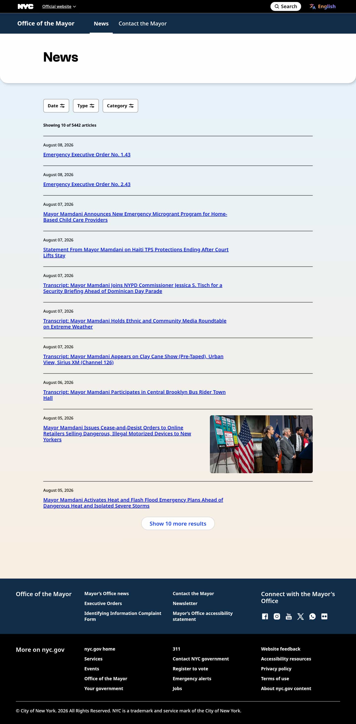 Latest website image capture