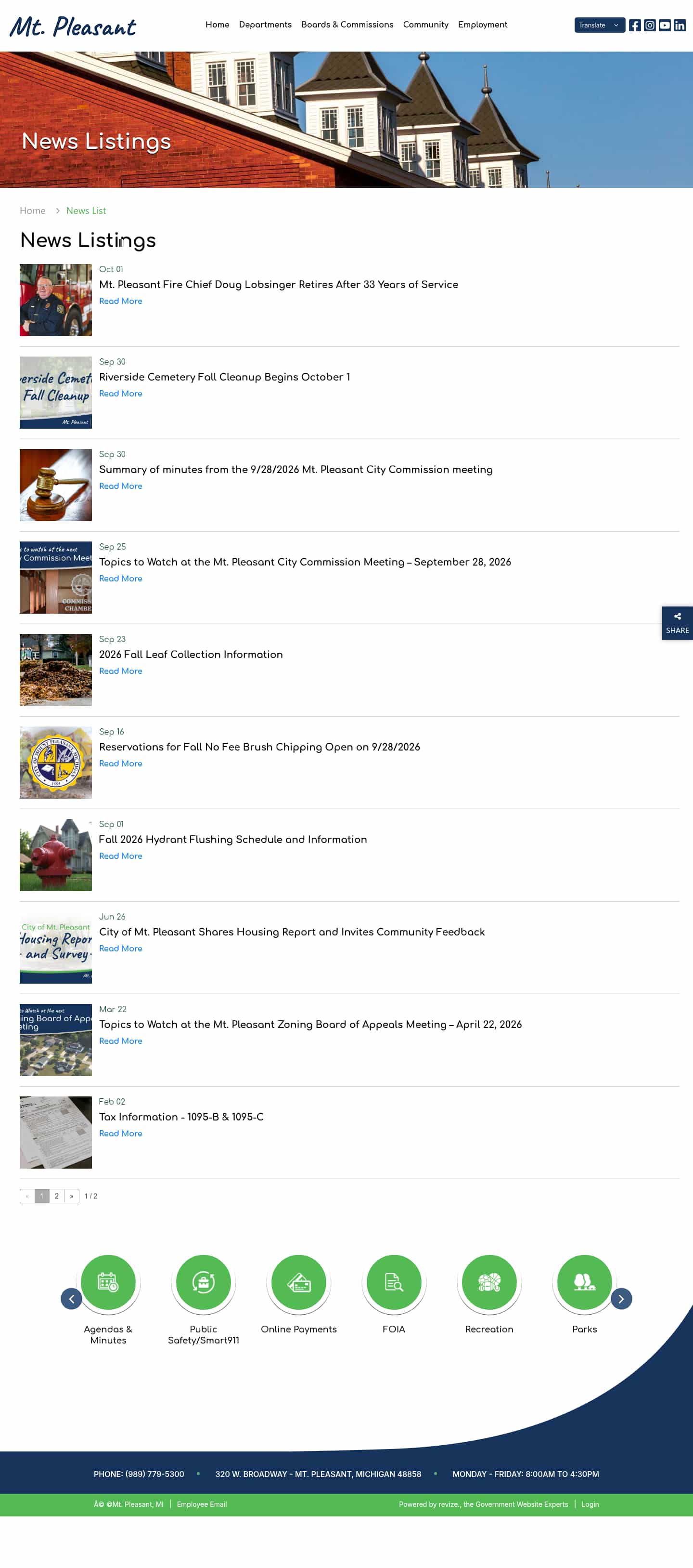 Latest website image capture