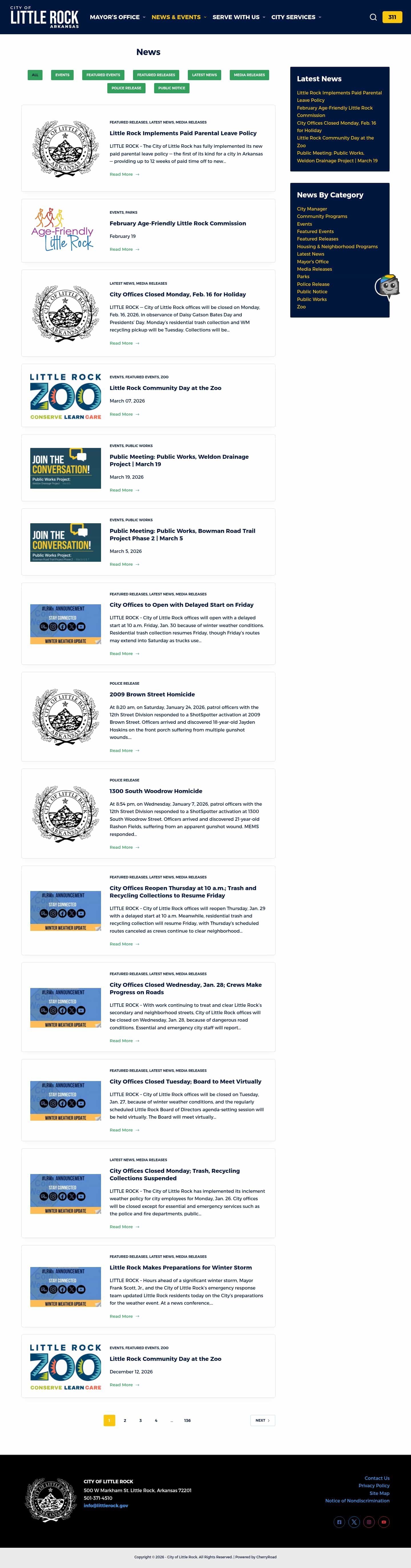 Latest website image capture