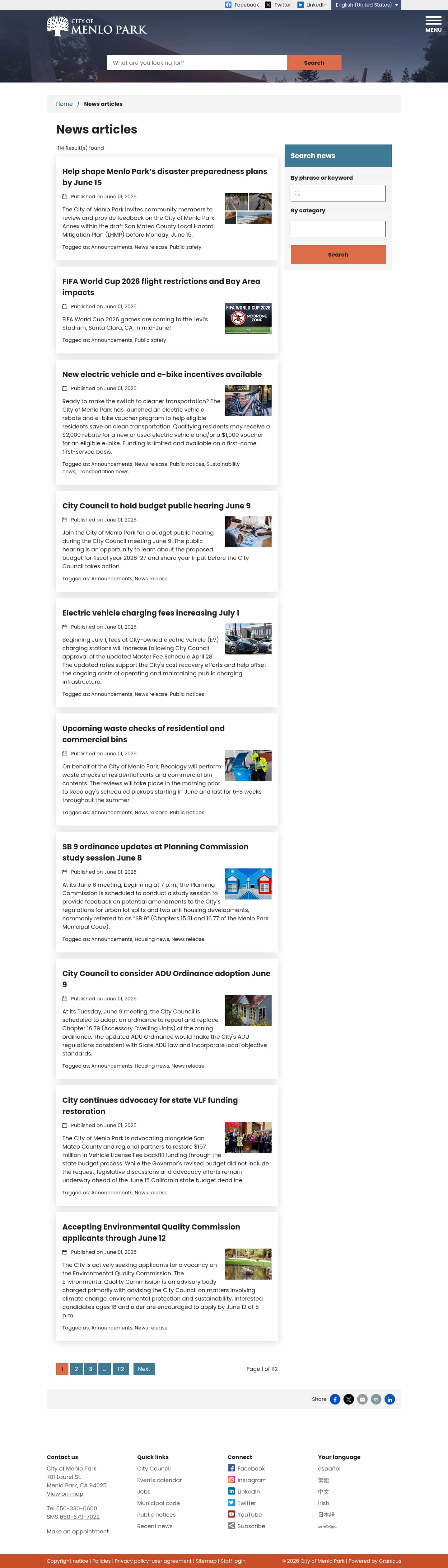 Latest website image capture