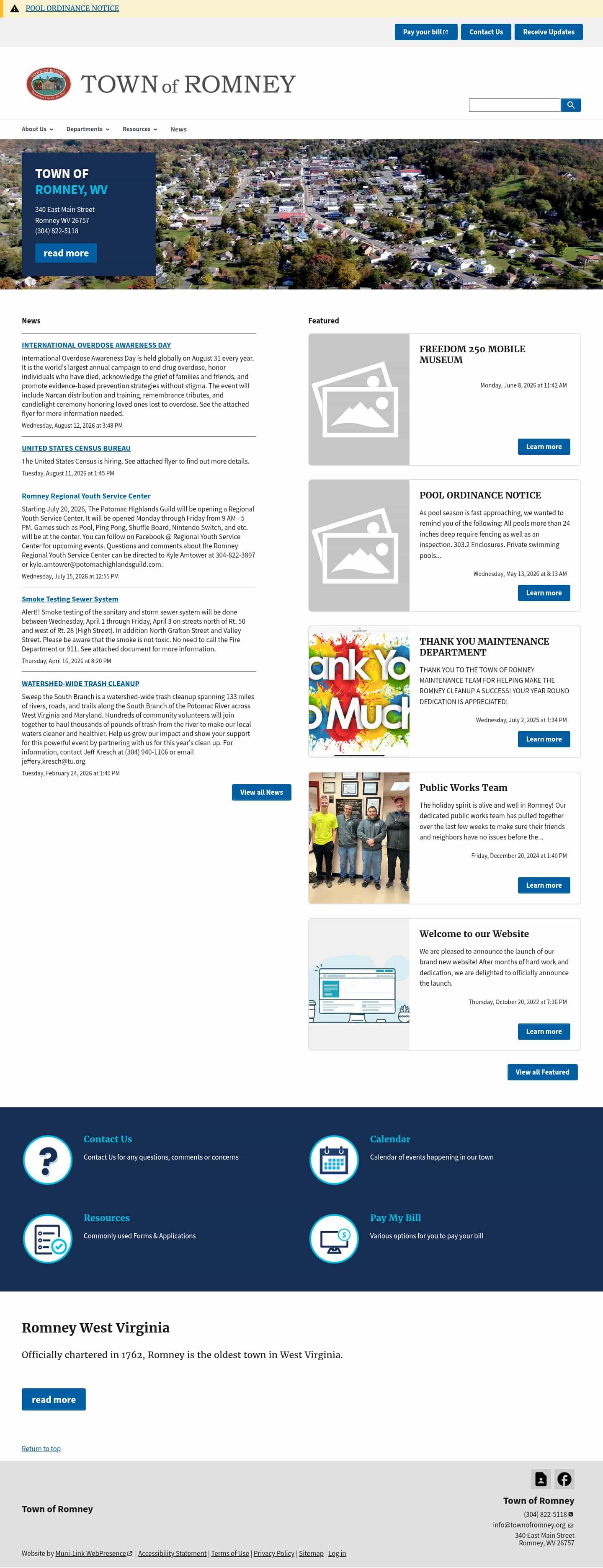 Latest website image capture