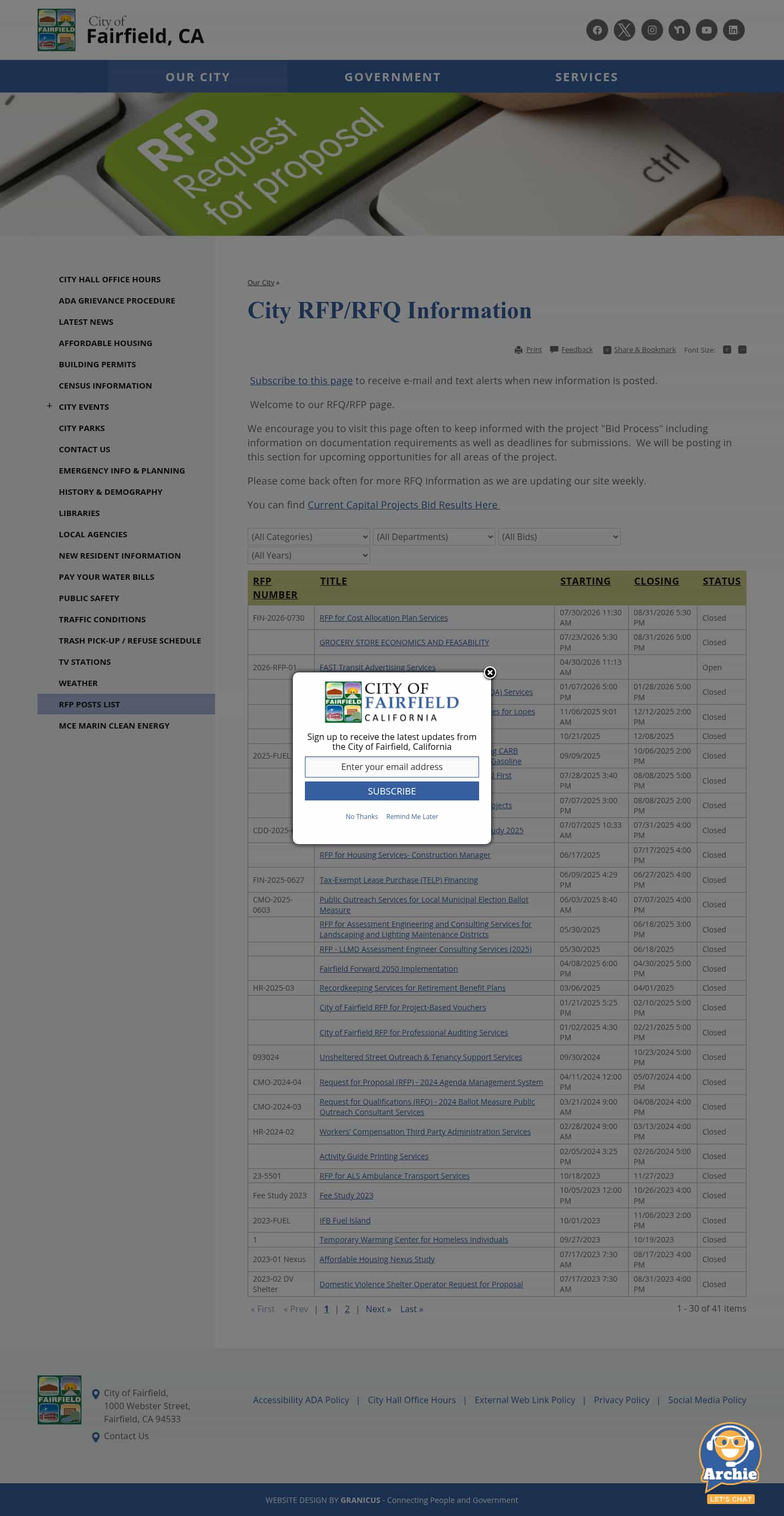 Latest website image capture