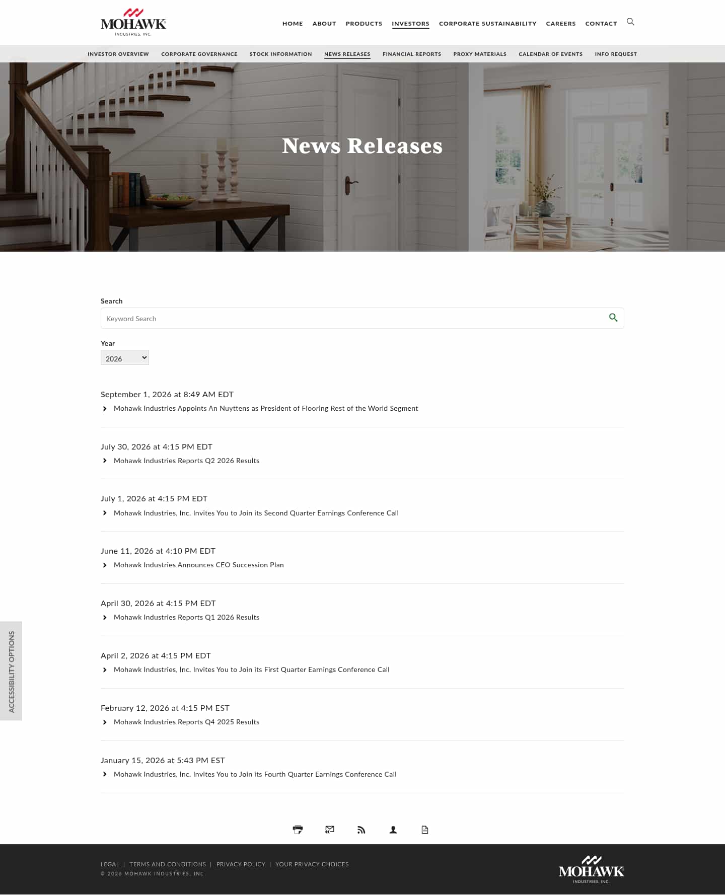 Latest website image capture