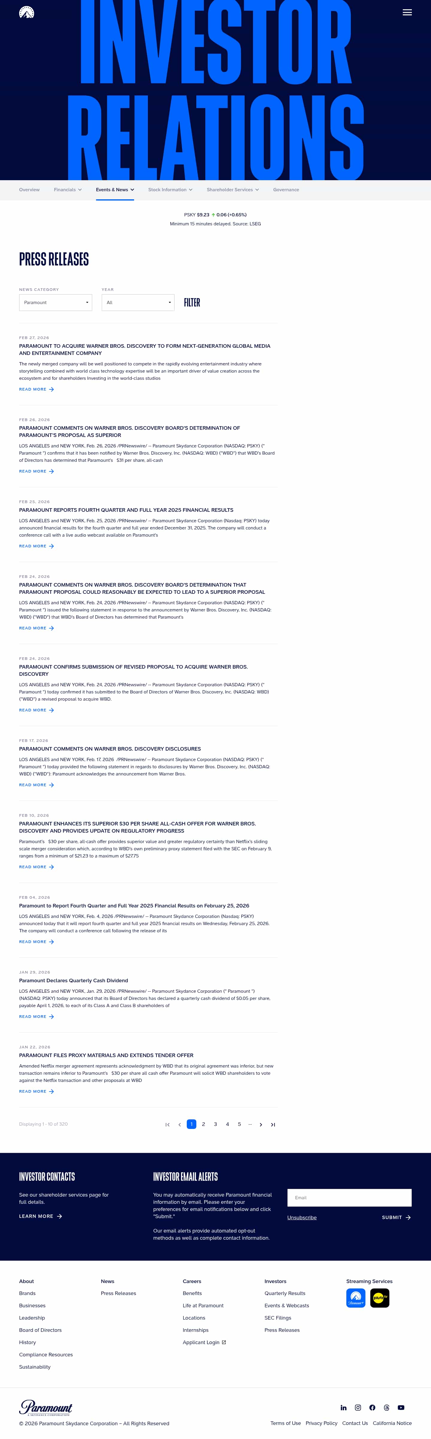 Latest website image capture