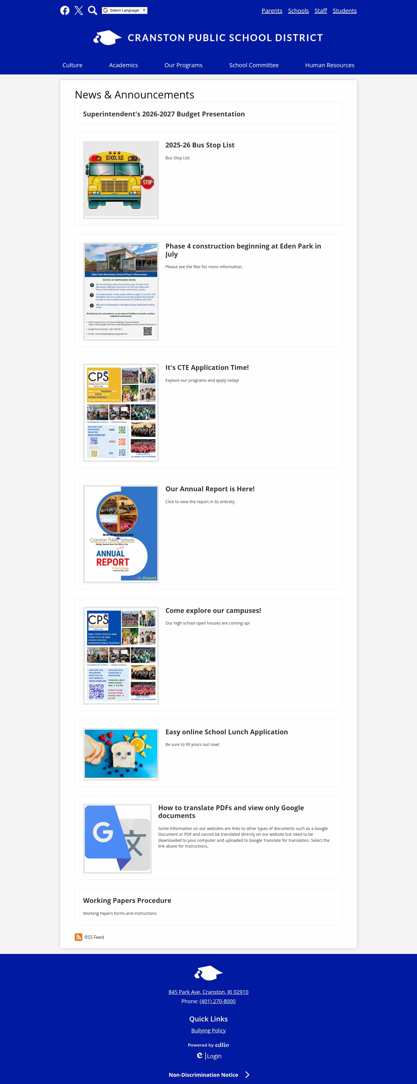 Latest website image capture