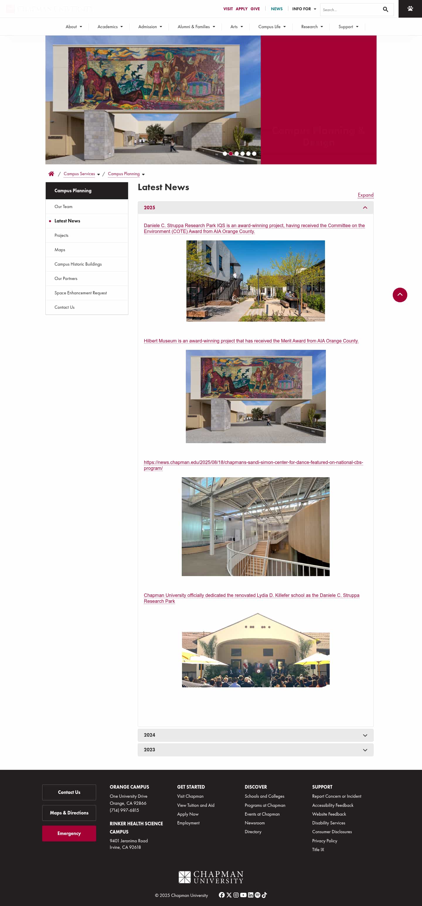 Latest website image capture