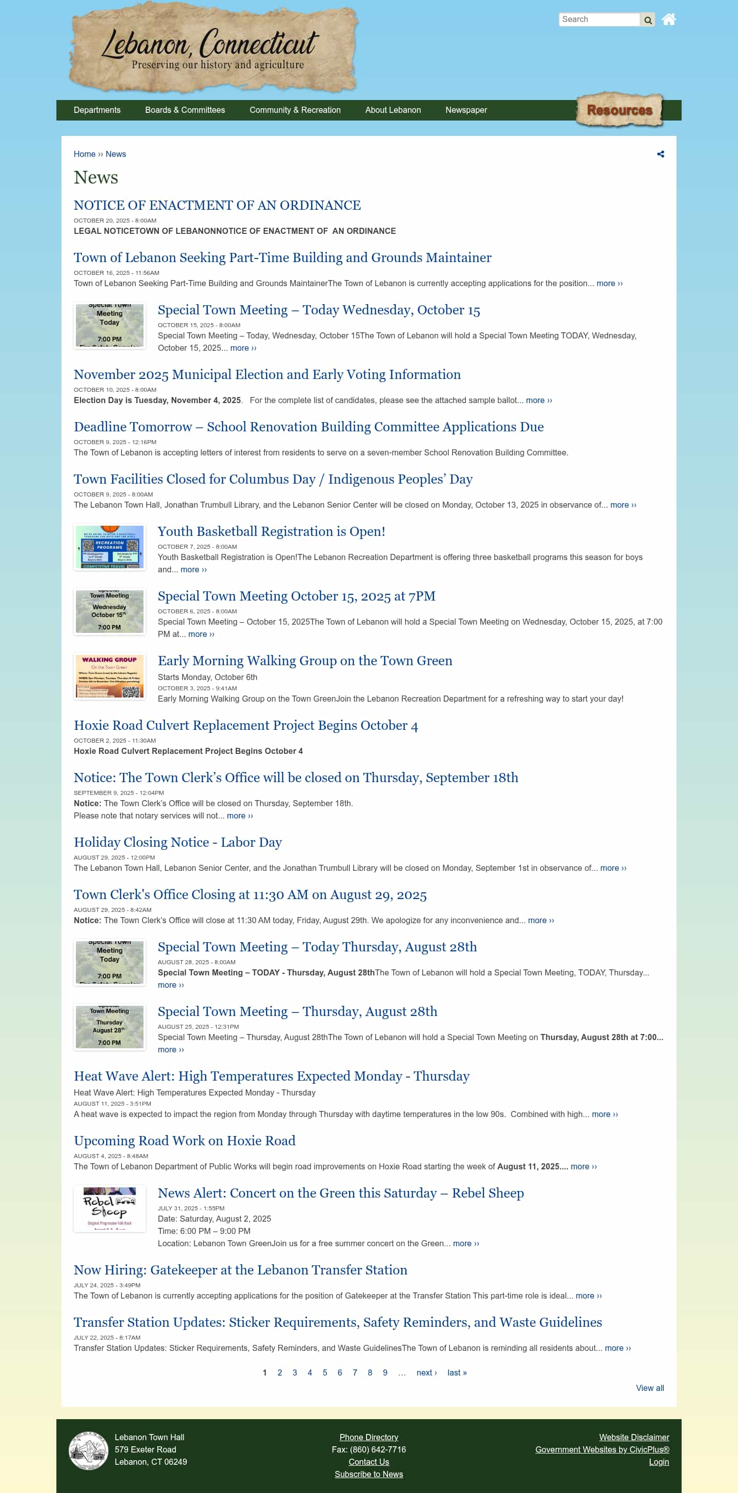 Latest website image capture