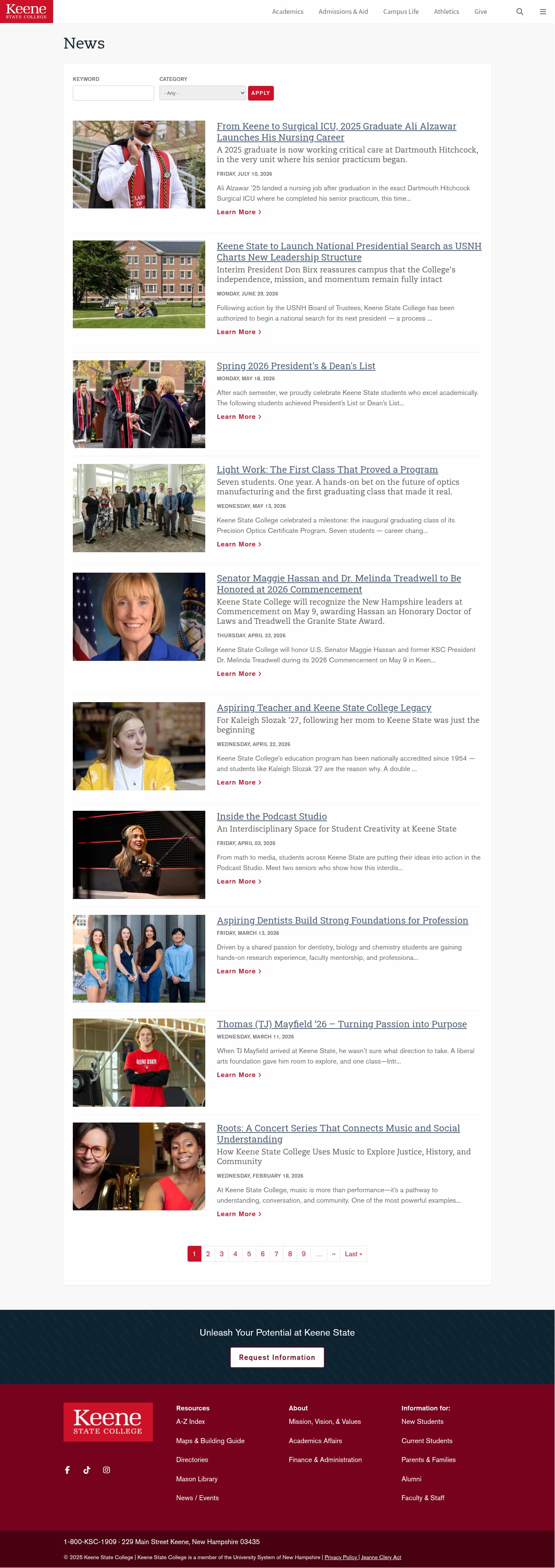 Latest website image capture