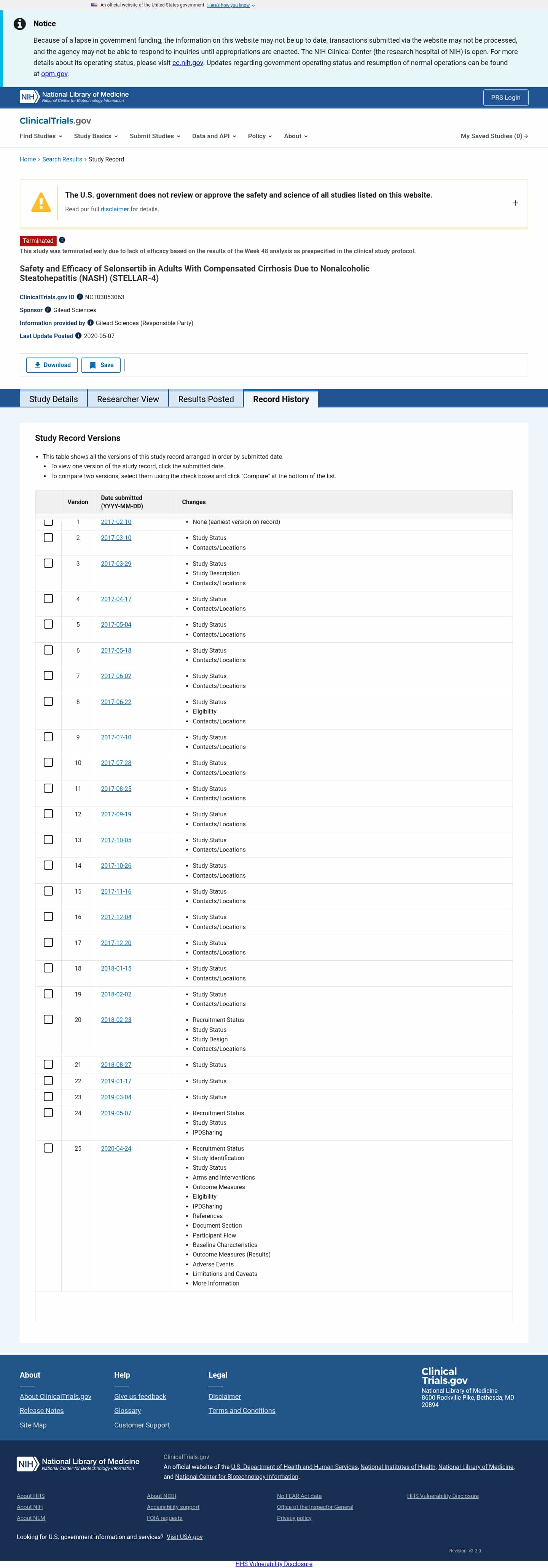 Latest website image capture
