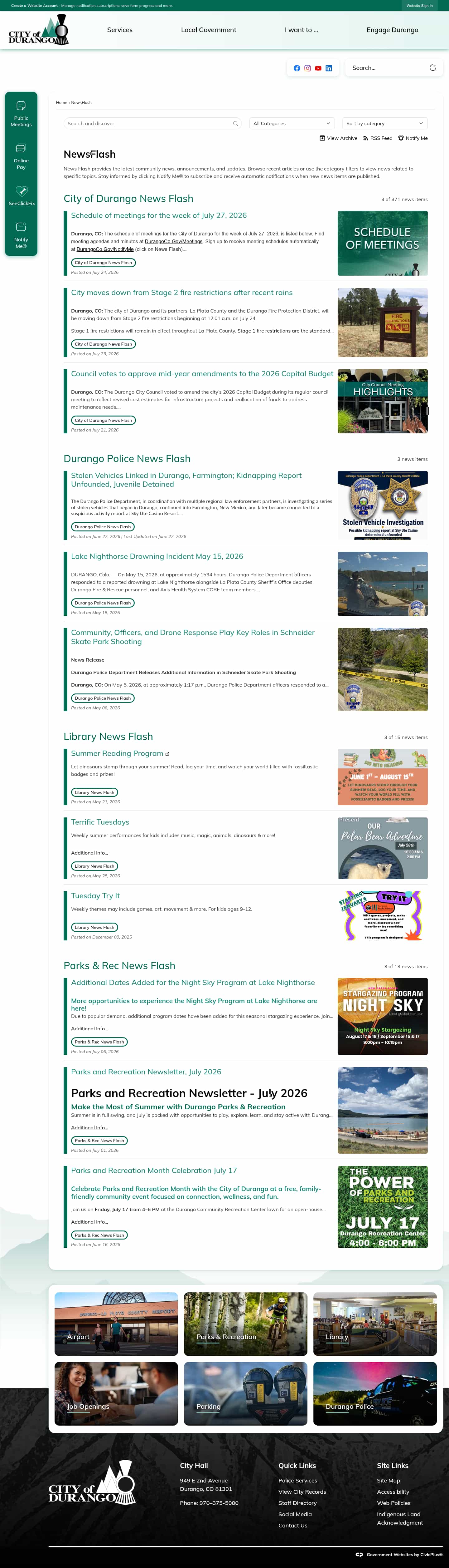 Latest website image capture