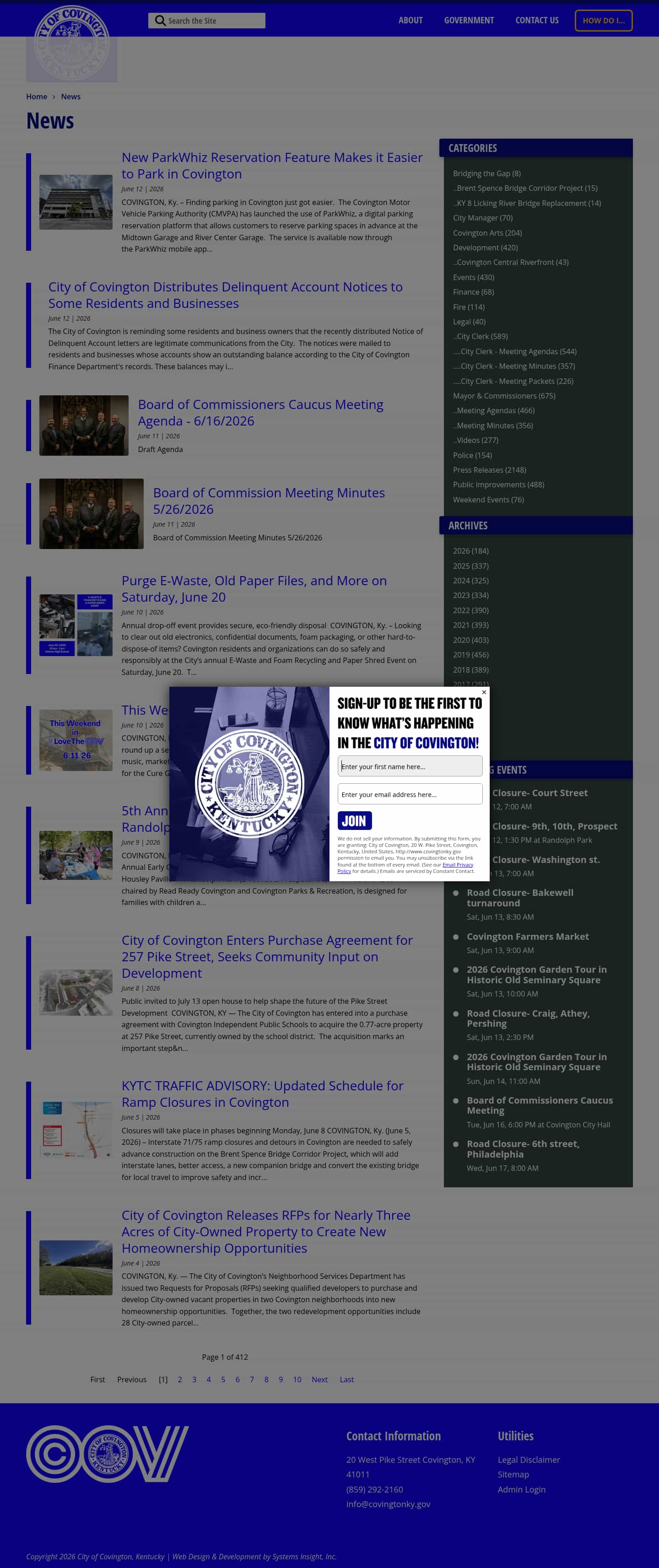 Latest website image capture