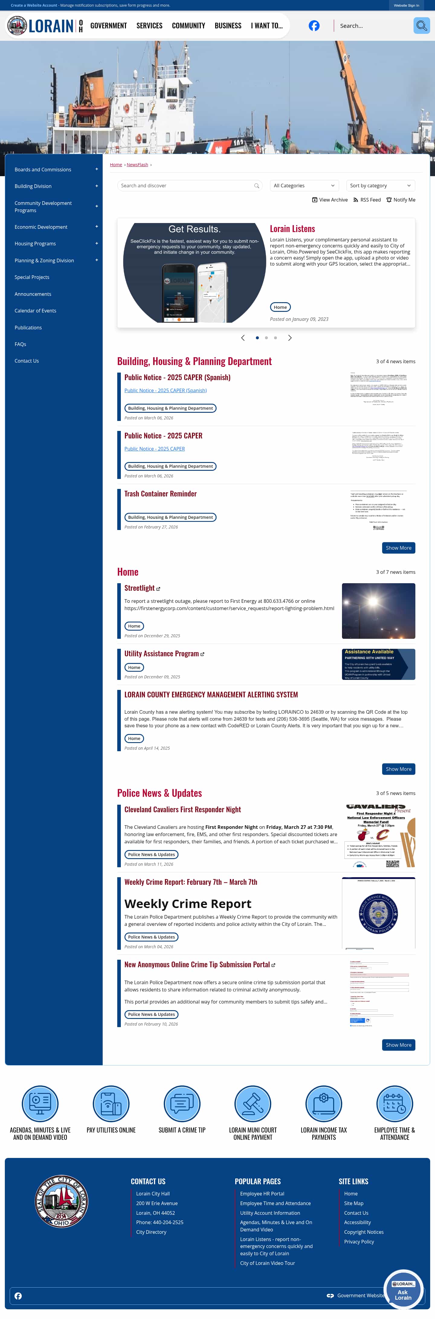 Latest website image capture