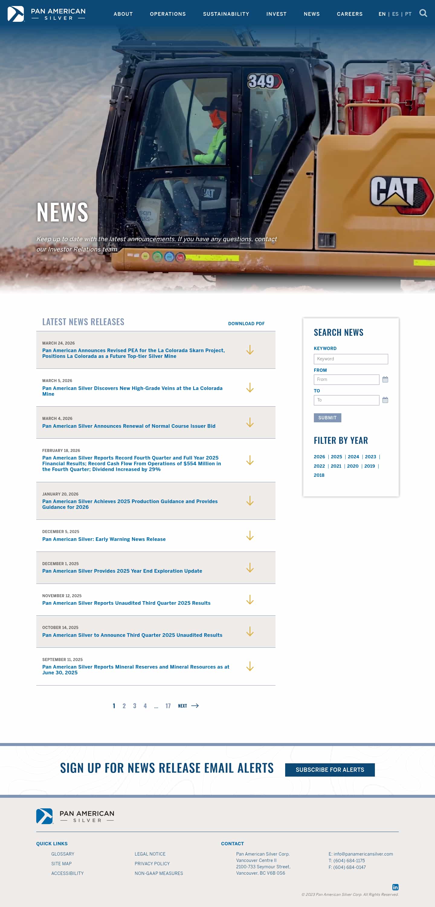 Latest website image capture