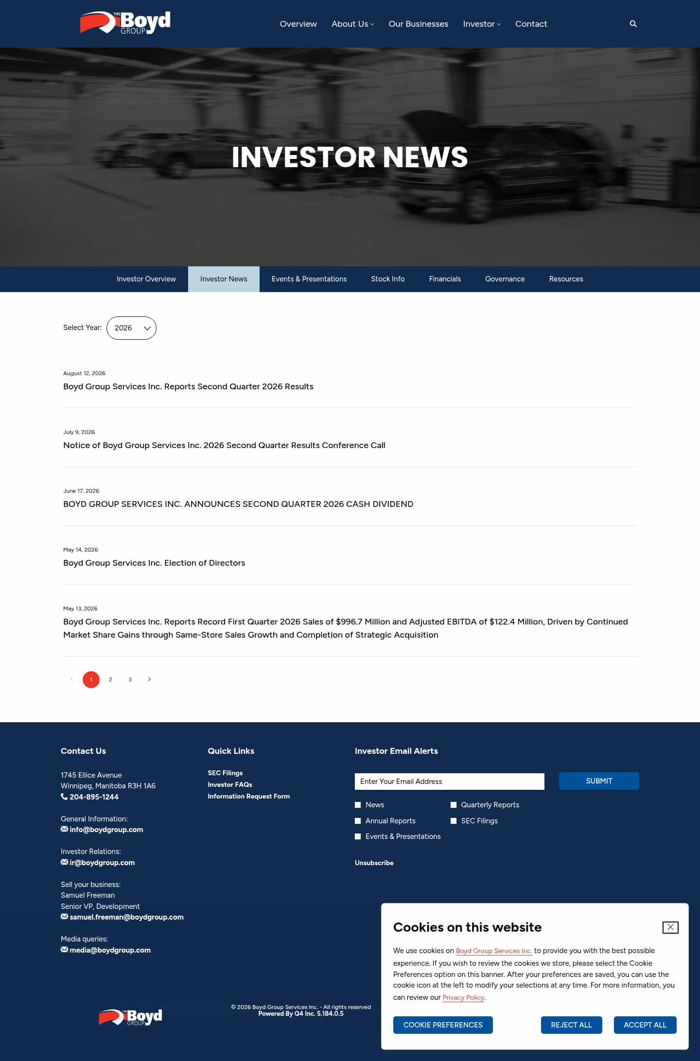 Latest website image capture