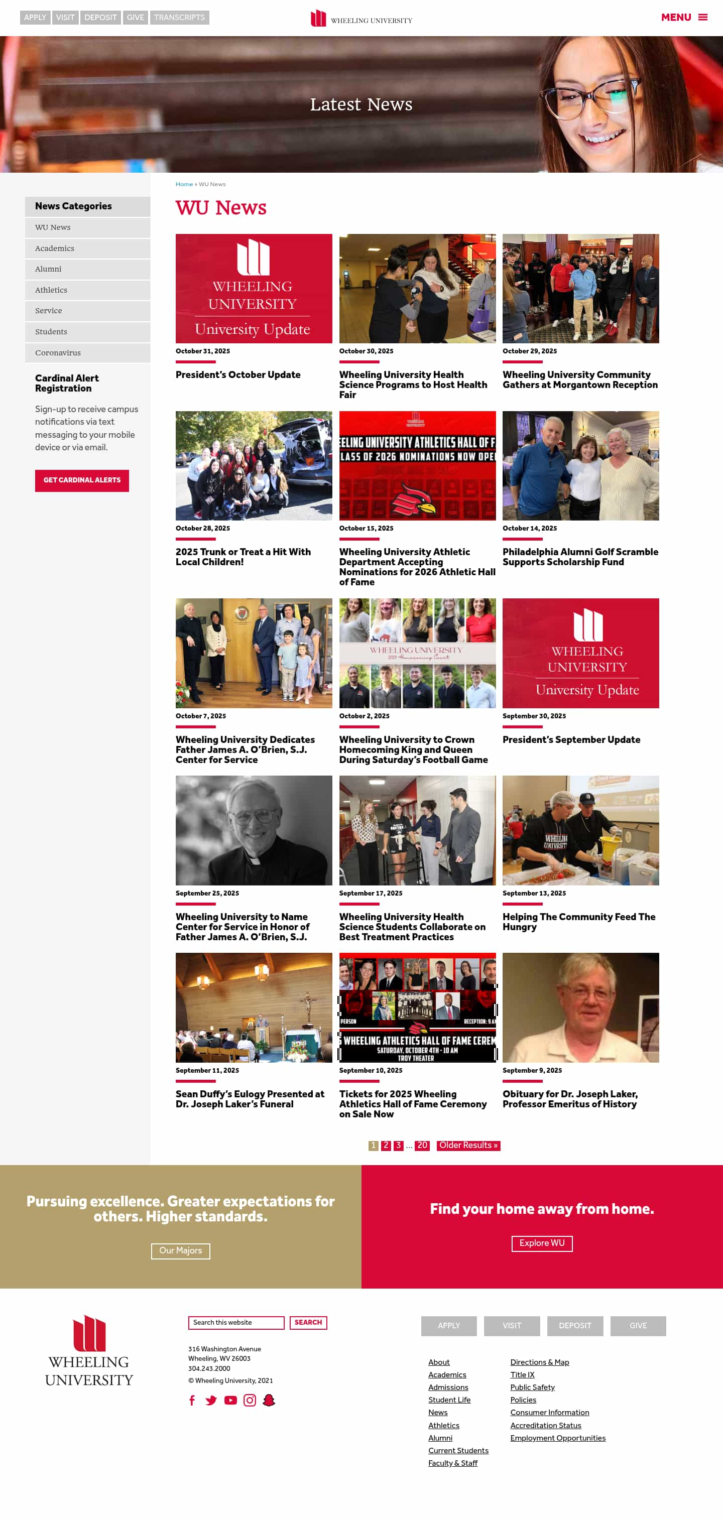 Latest website image capture