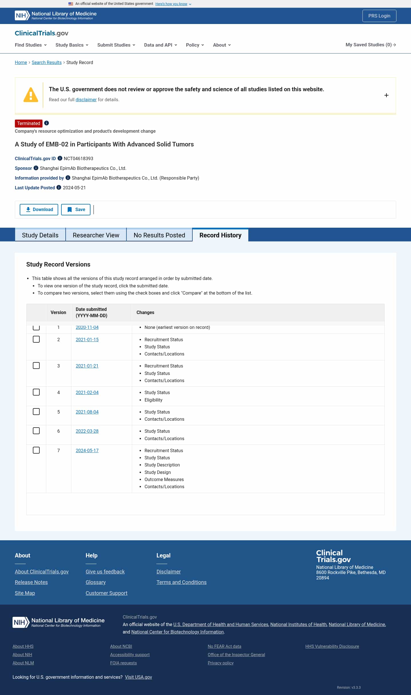 Latest website image capture