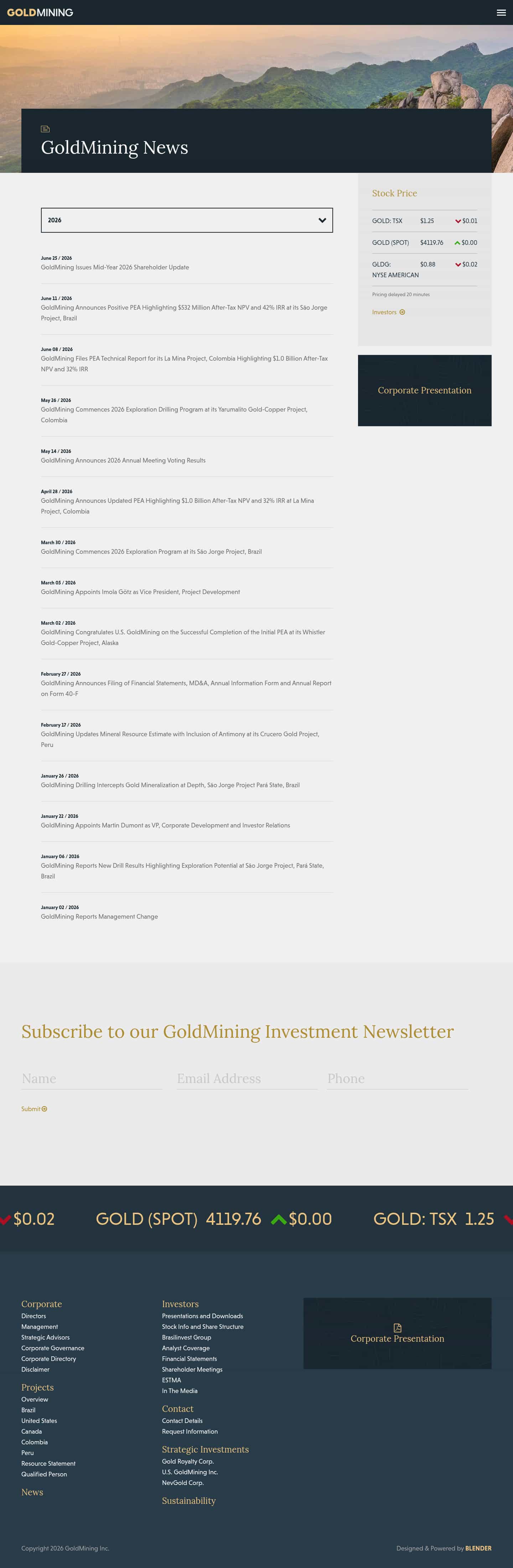 Latest website image capture