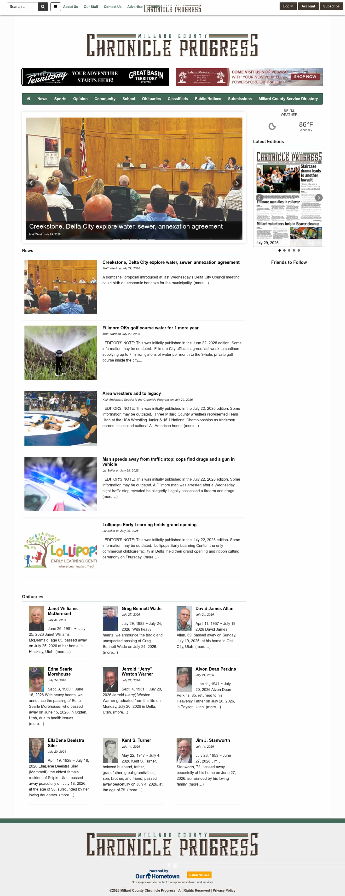 Latest website image capture