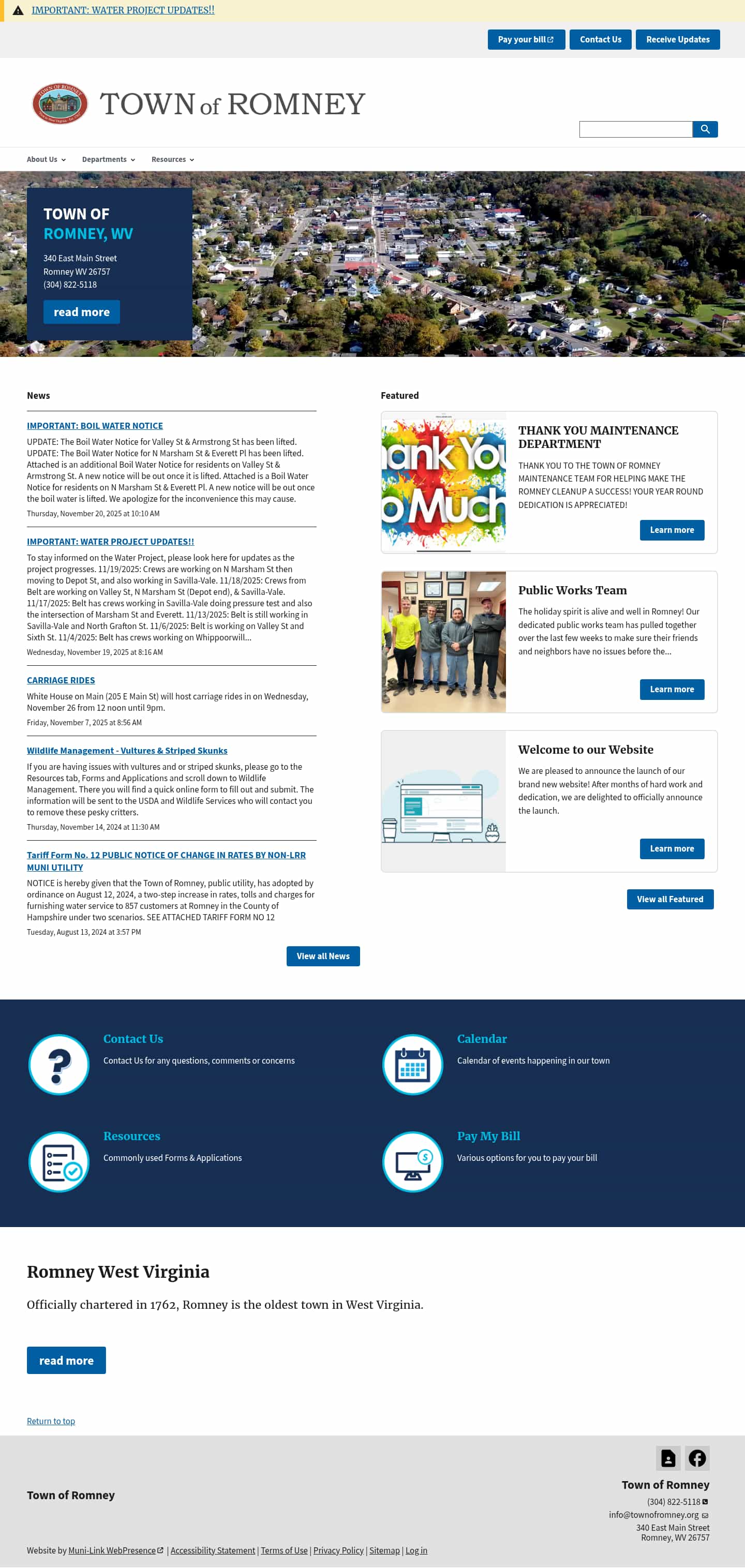 Latest website image capture