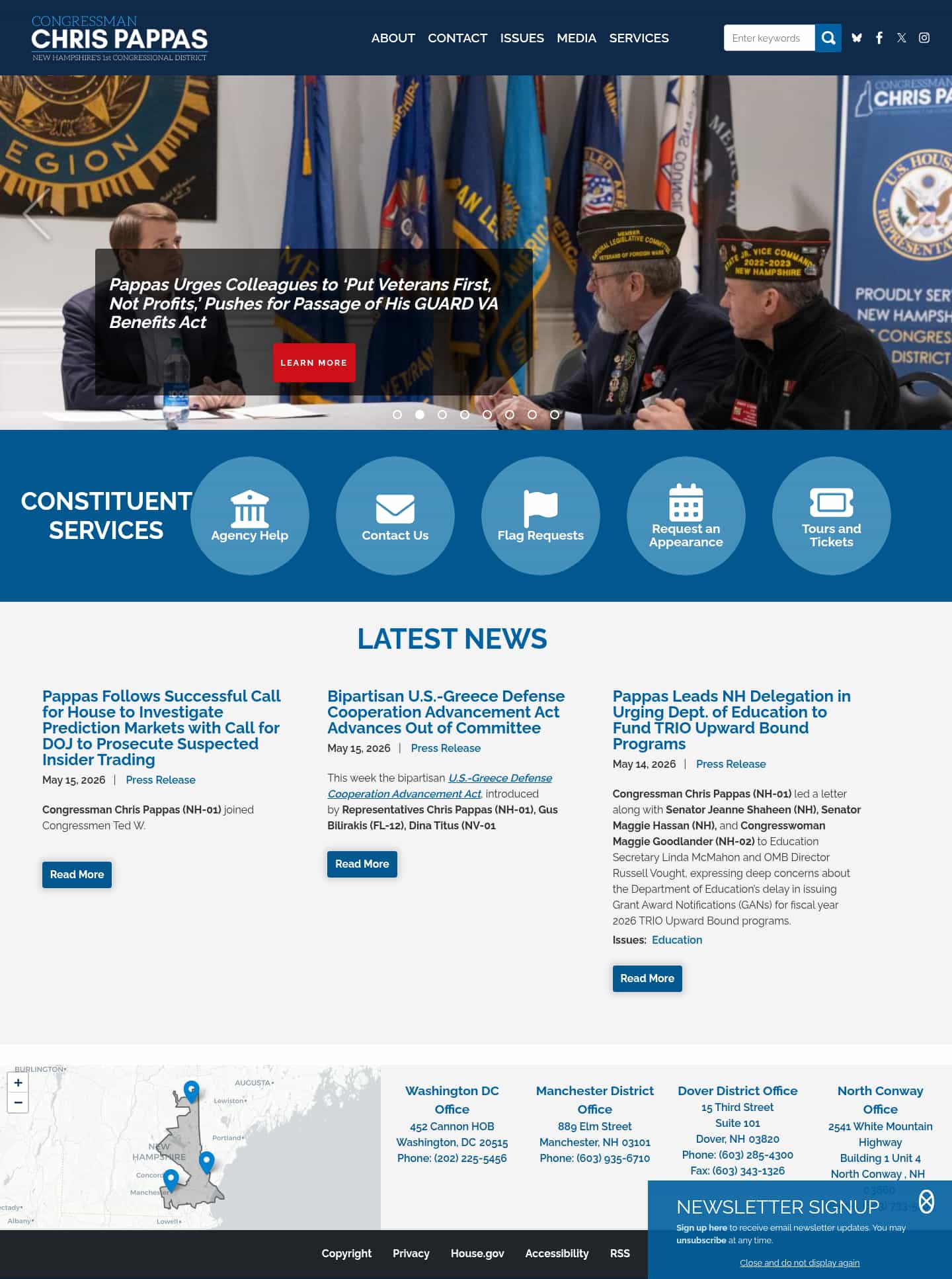 Latest website image capture