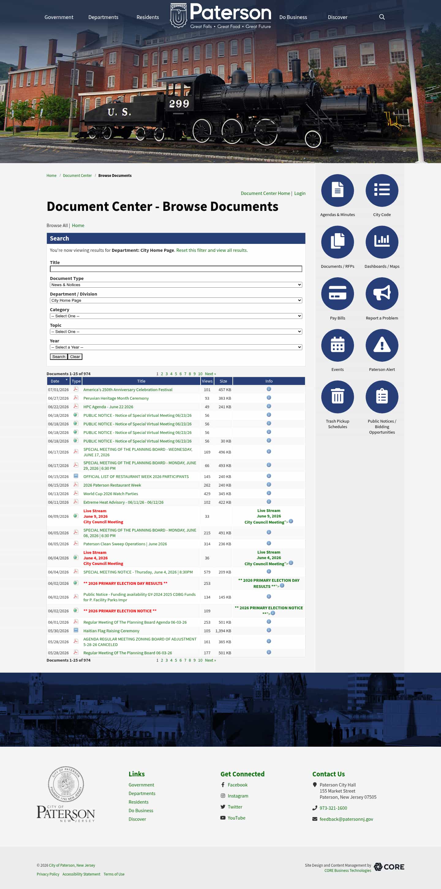 Latest website image capture