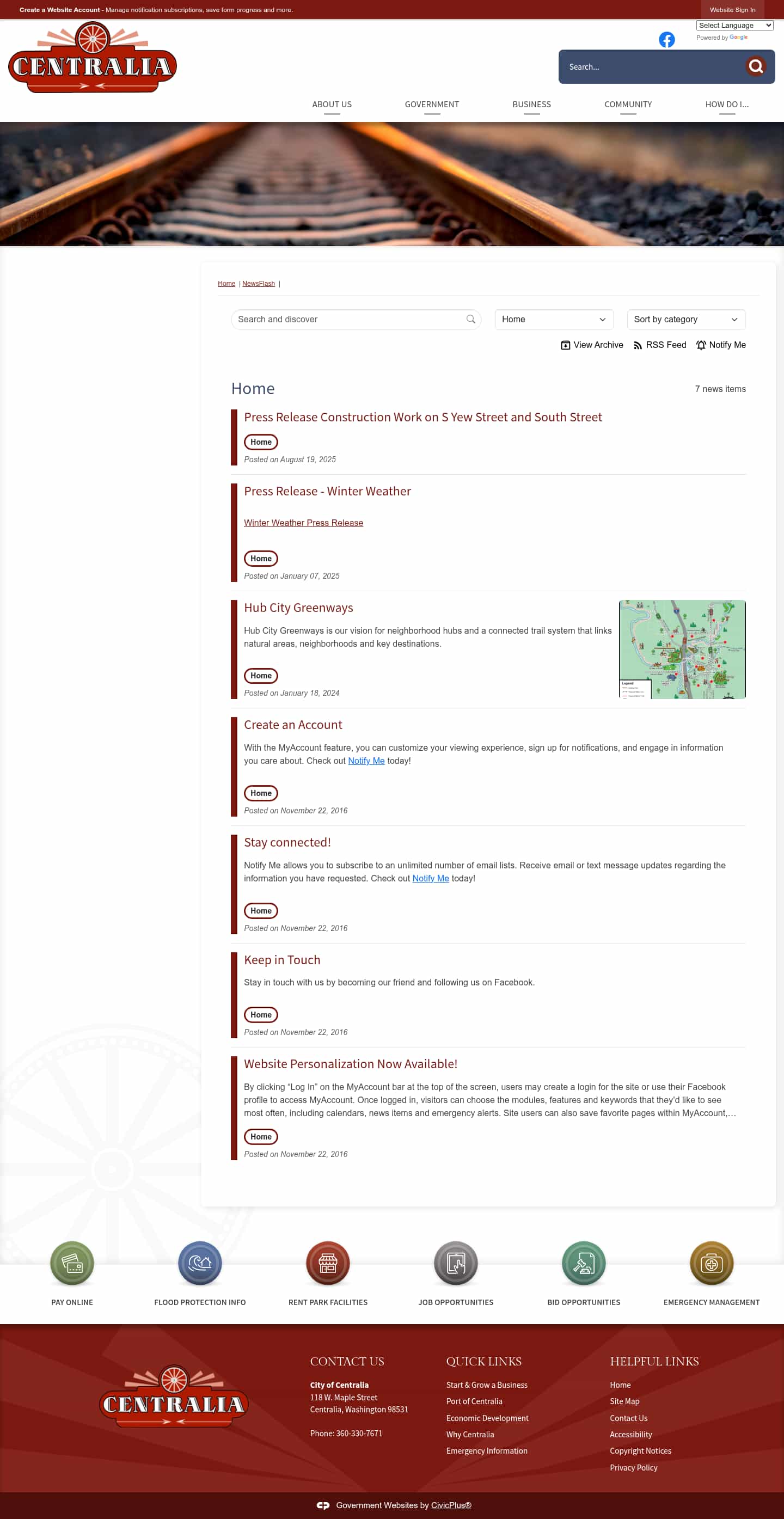 Latest website image capture