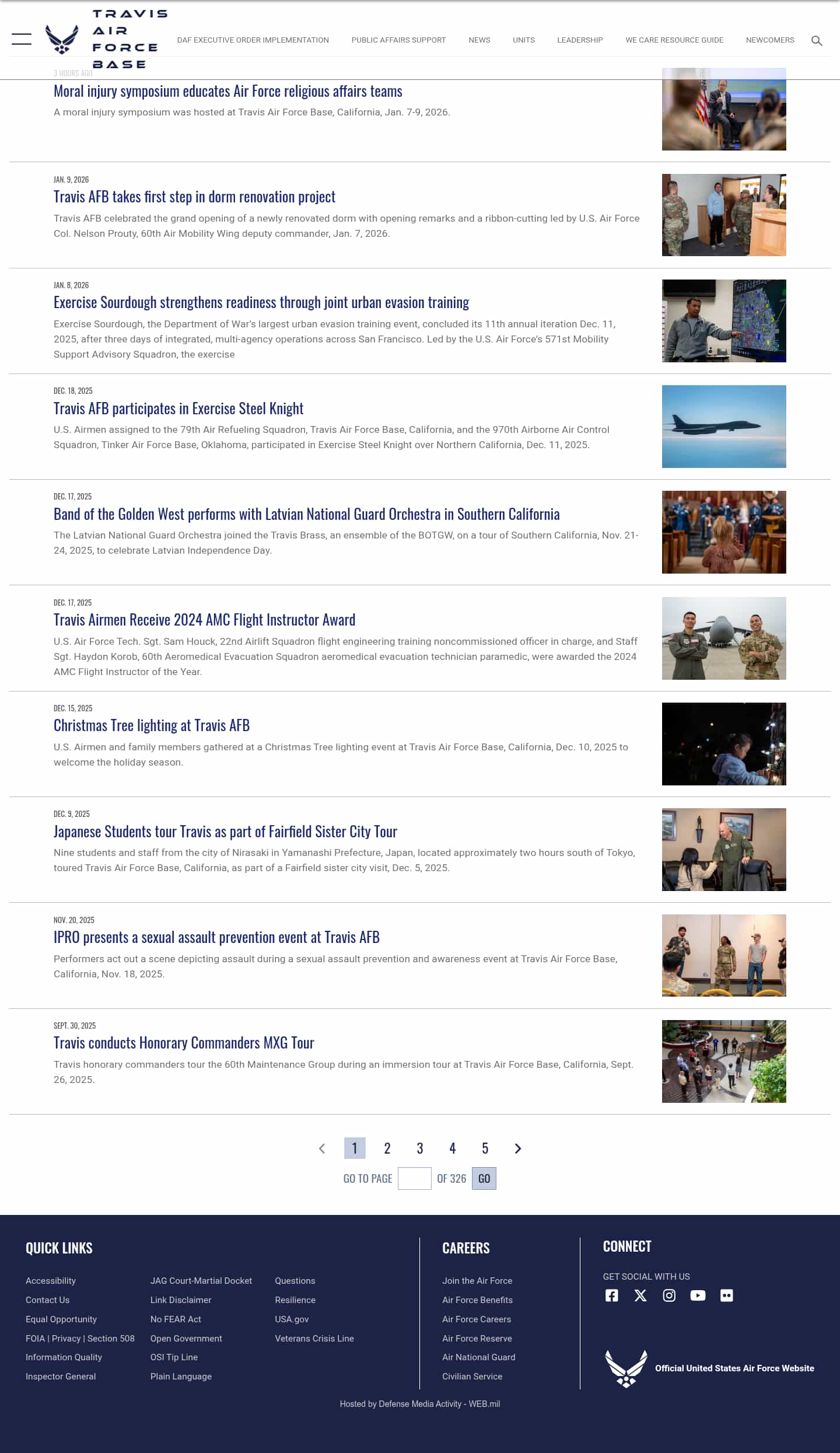 Latest website image capture