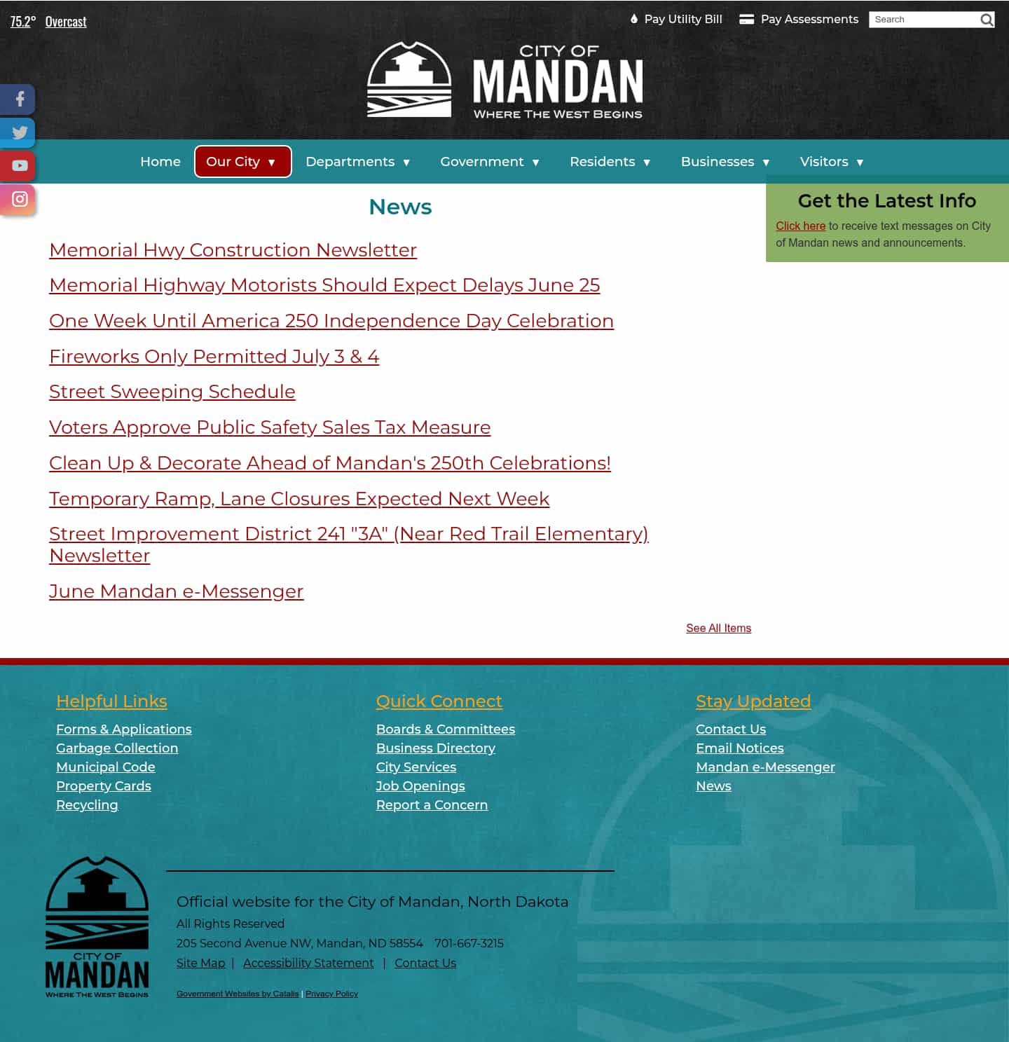 Latest website image capture