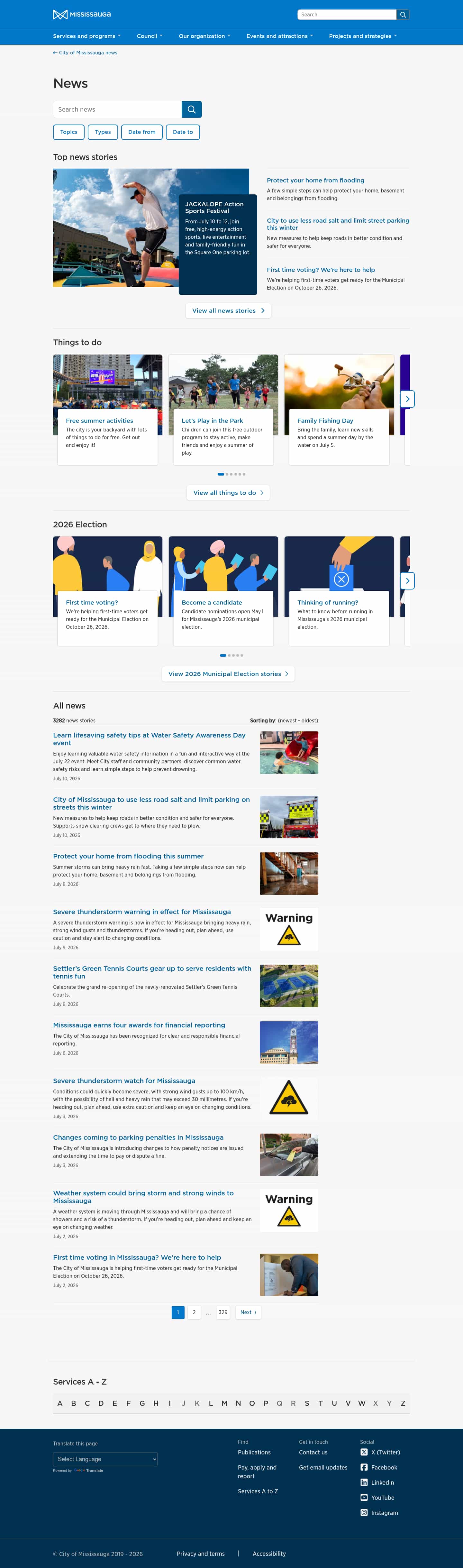 Latest website image capture
