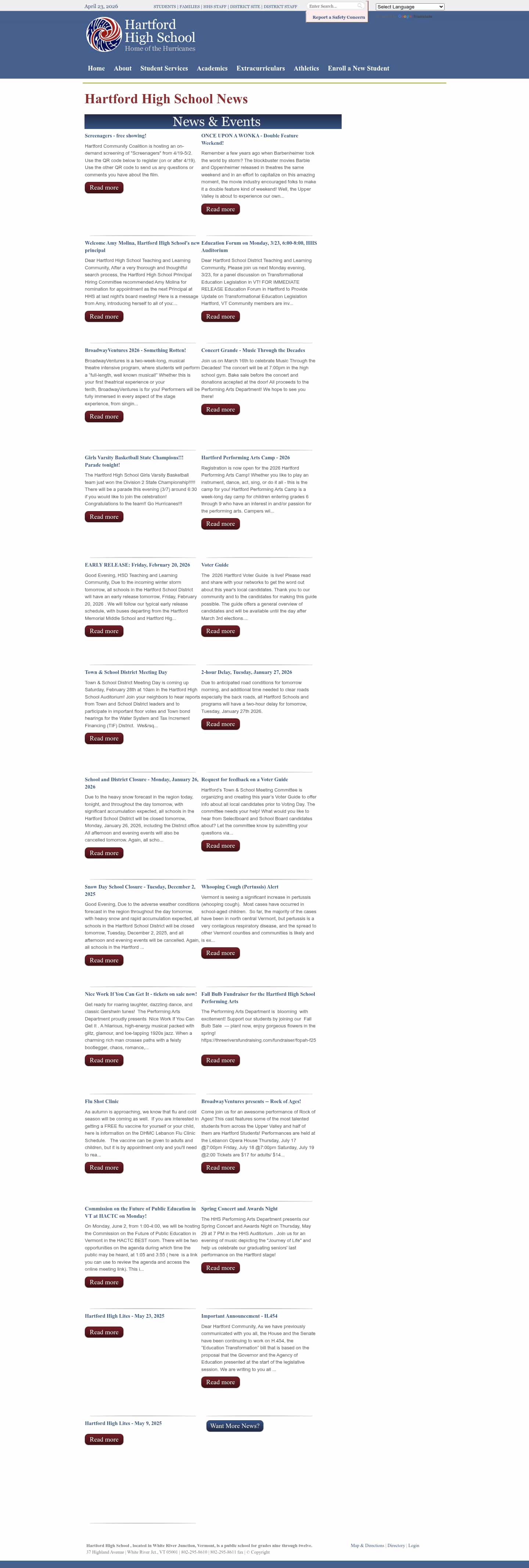 Latest website image capture