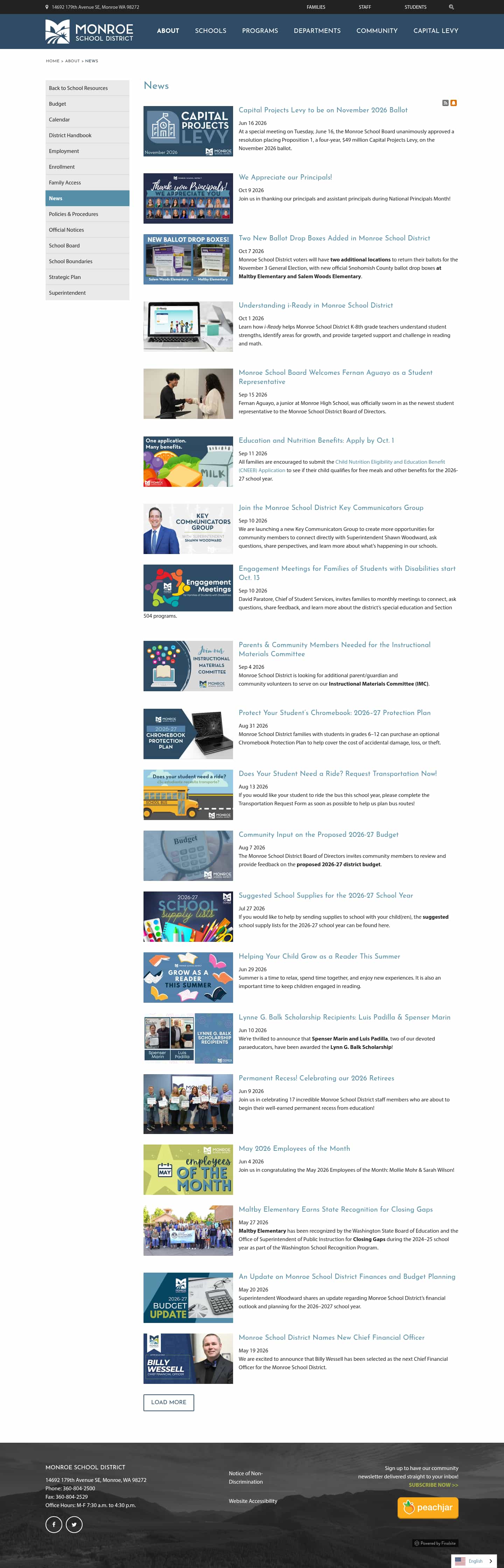 Latest website image capture