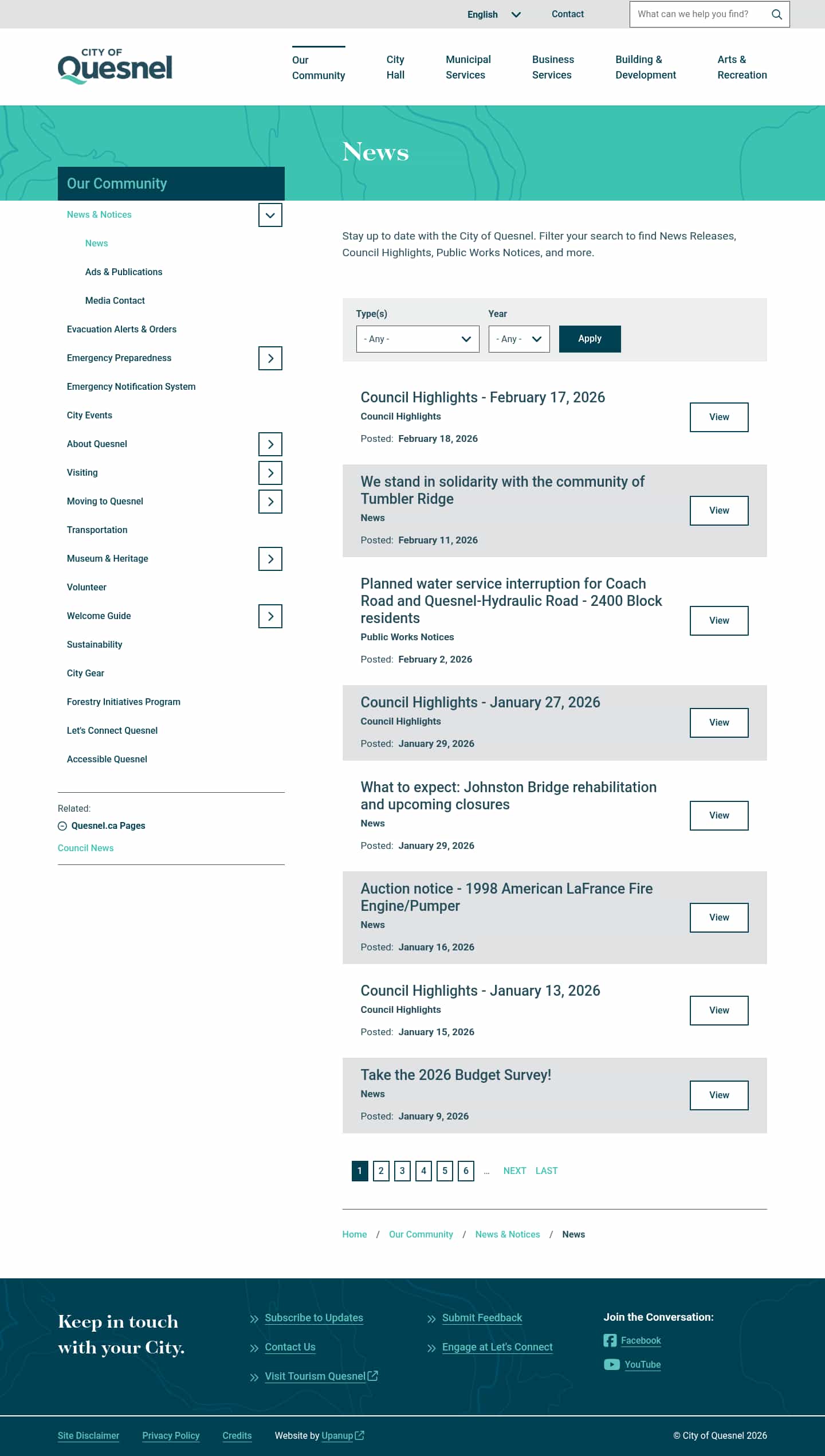 Latest website image capture
